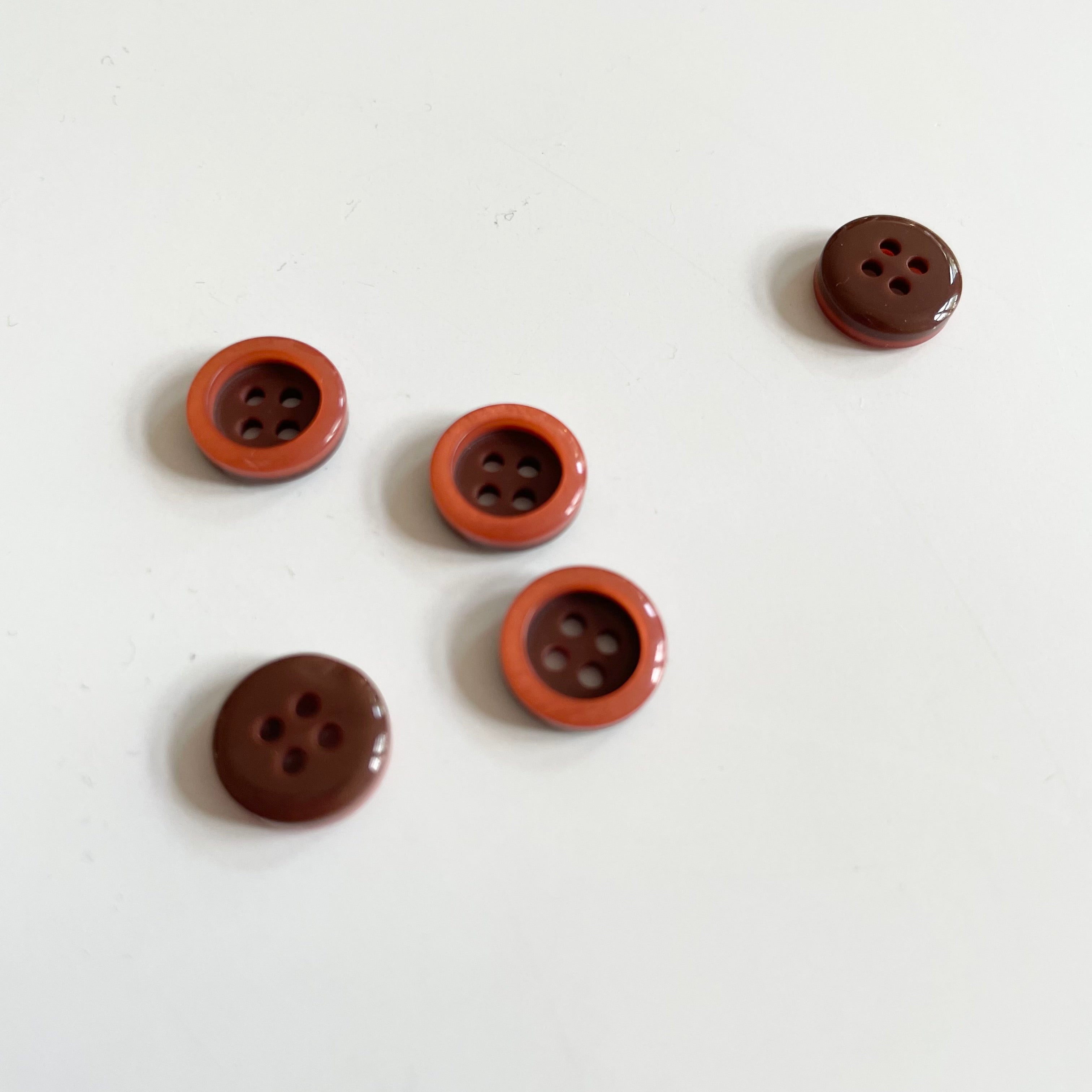 Fashion Rim Button - Orange