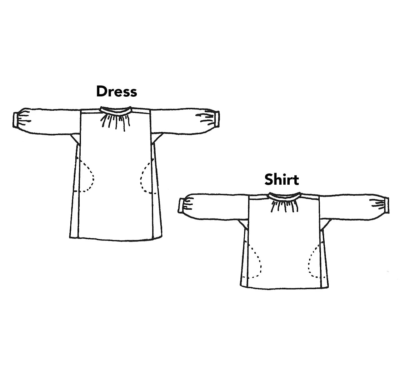 Folkwear Patterns Little Kittel Dress