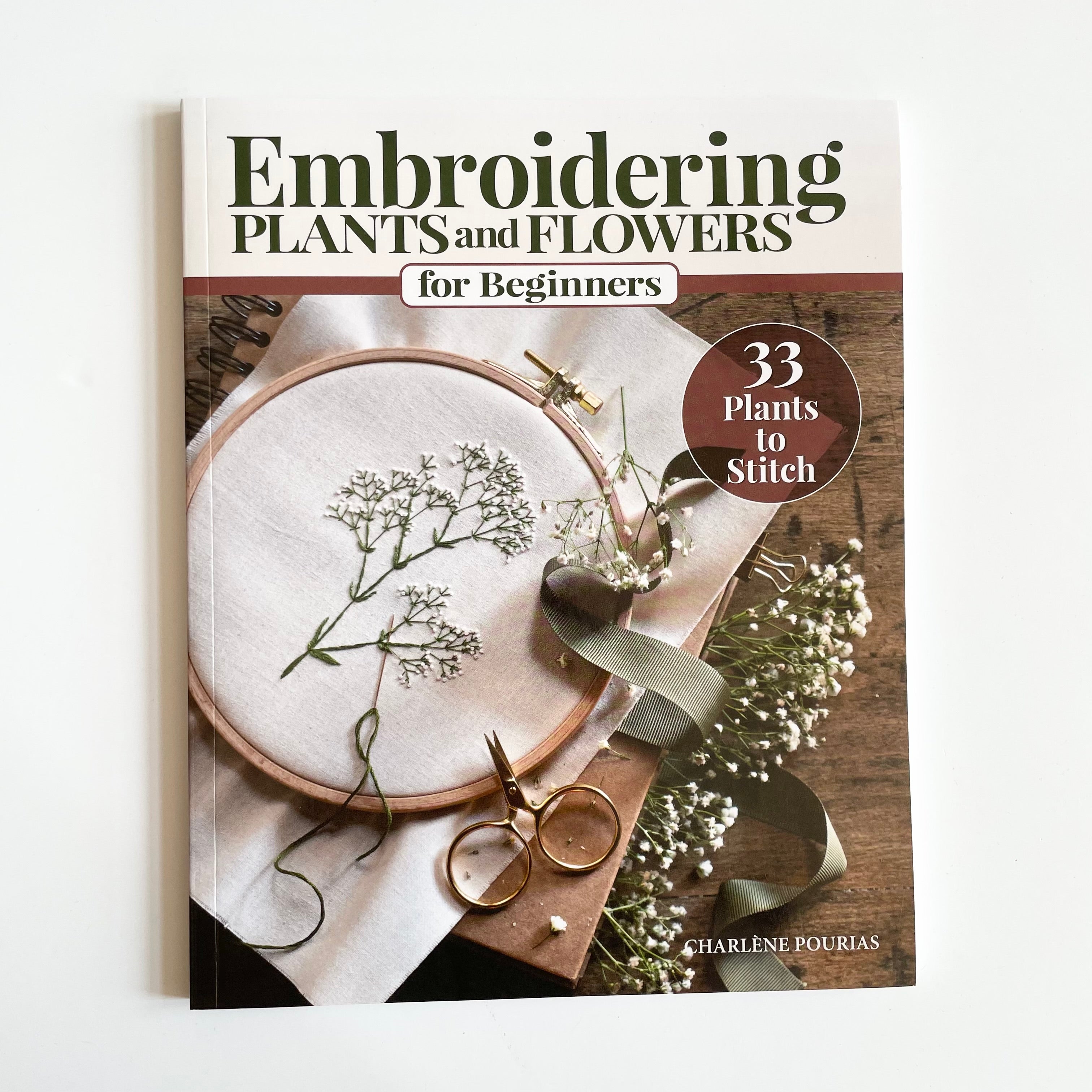 Embroidering Plants and Flowers - Charlene Pourias