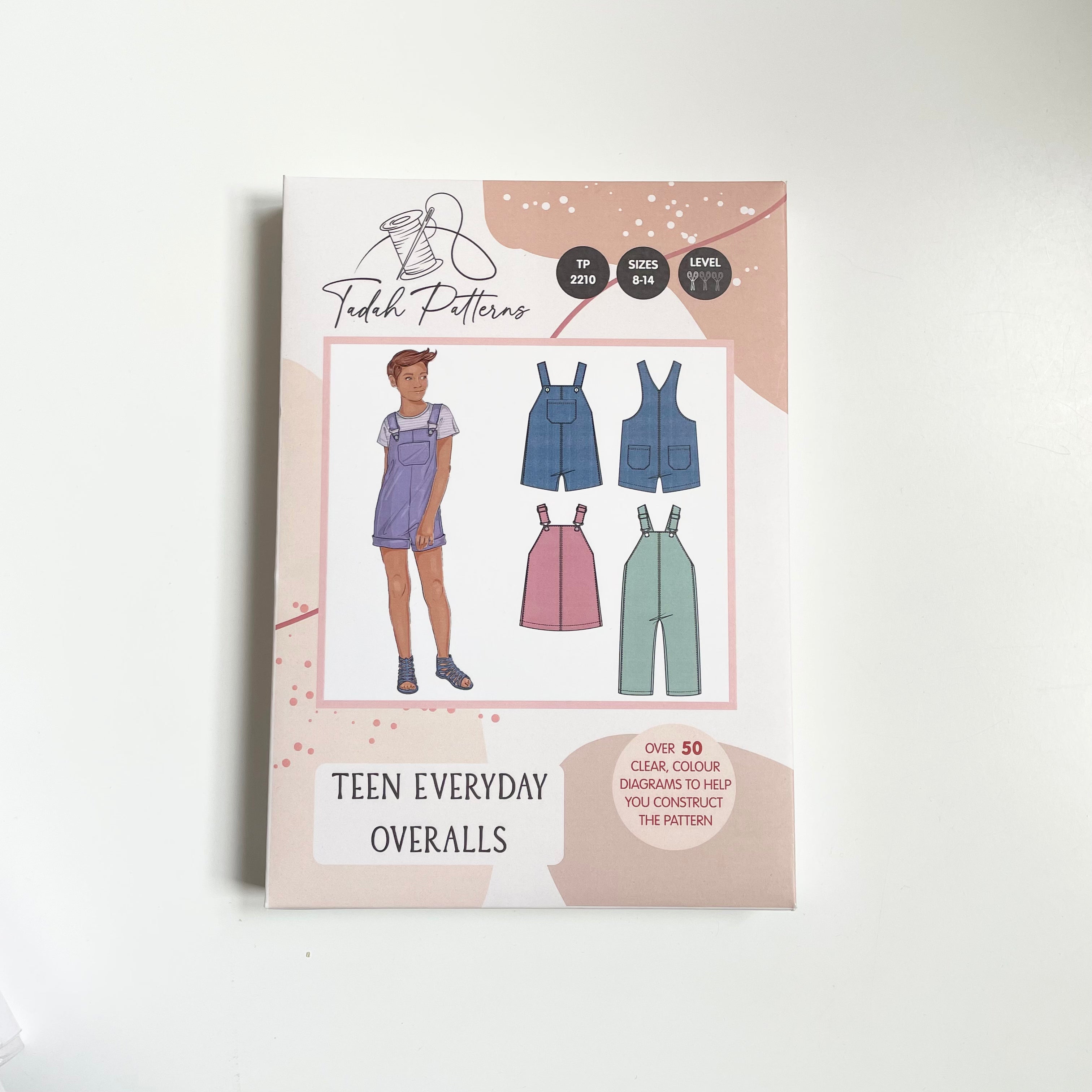 Tadah Patterns : Teen Everyday Overalls