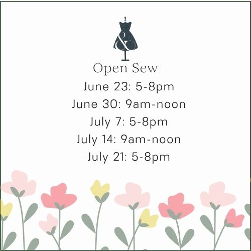 Open Sew Tuesdays