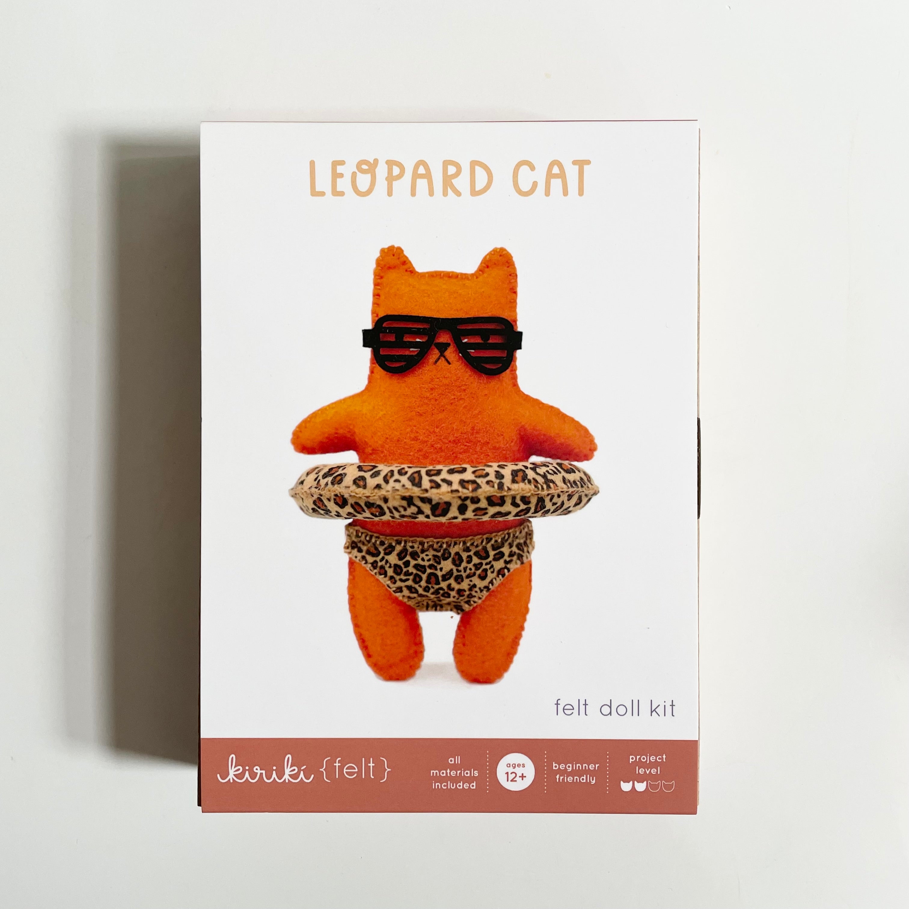 Kiriki Felt Doll Kit - Leopard Cat