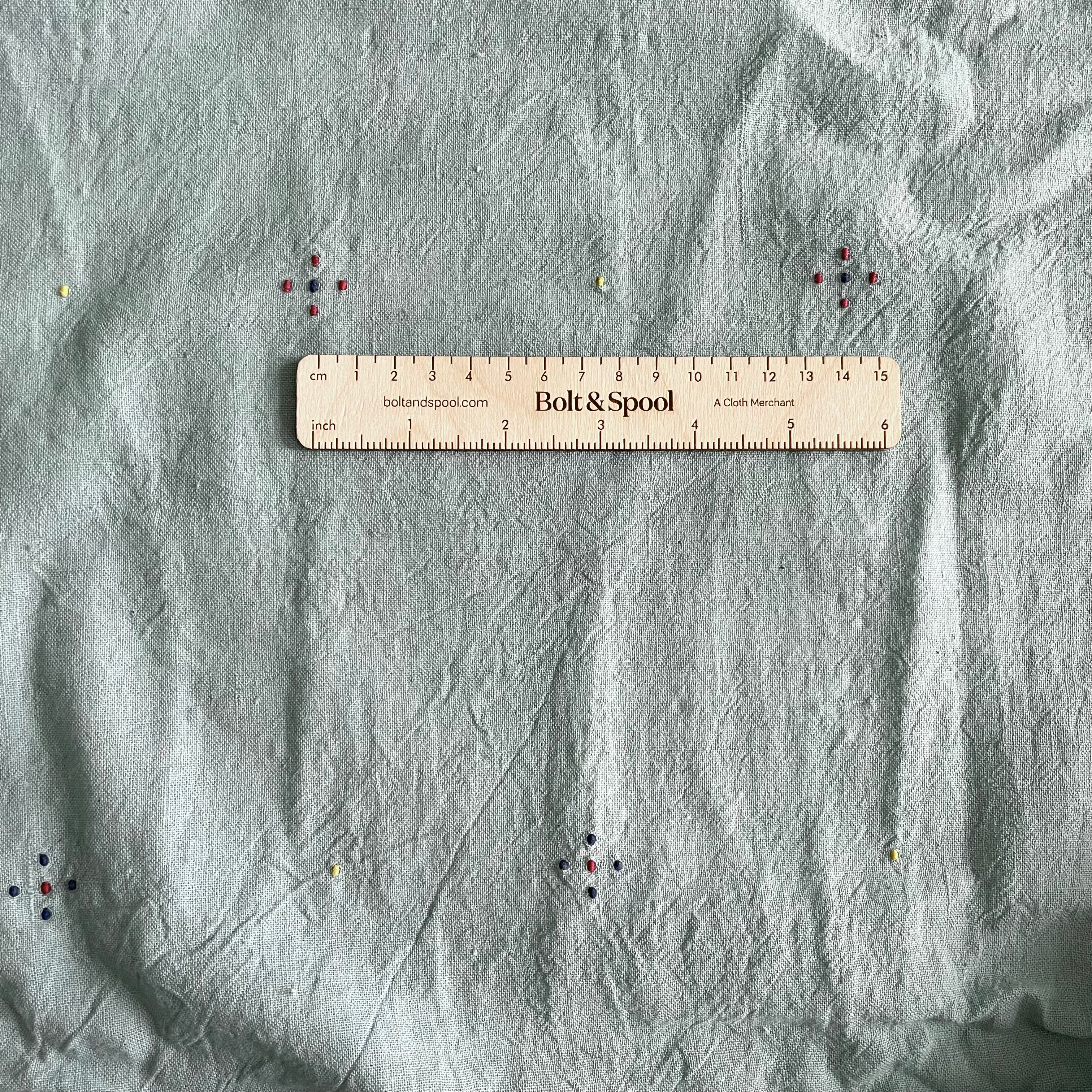 Merchant & Mills Handwoven Indian Cotton - Cassatt Blue Tangaliya