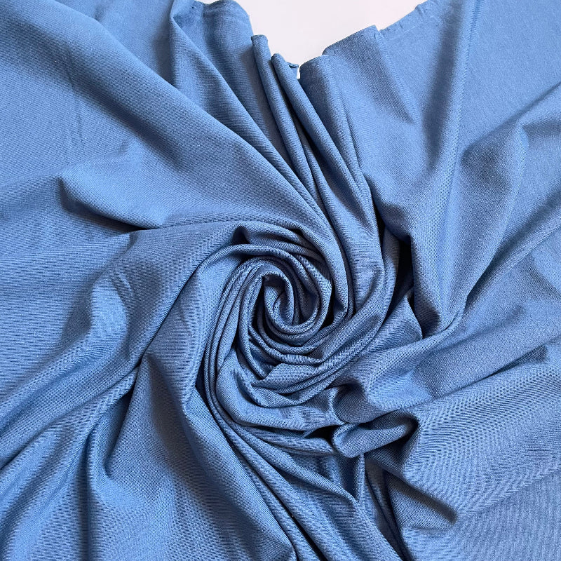 blue viscose jersey