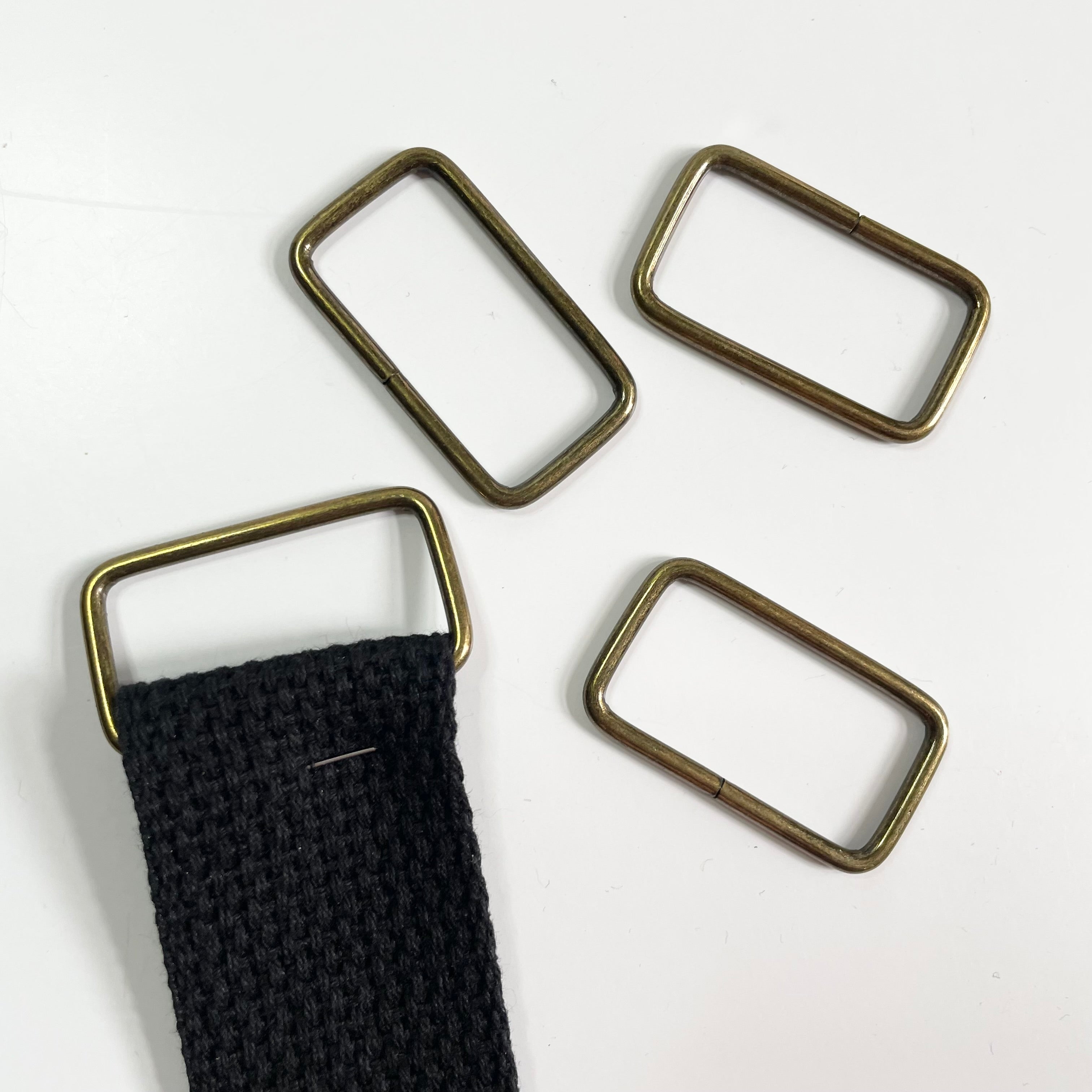 Rectangle Rings - Antique Brass