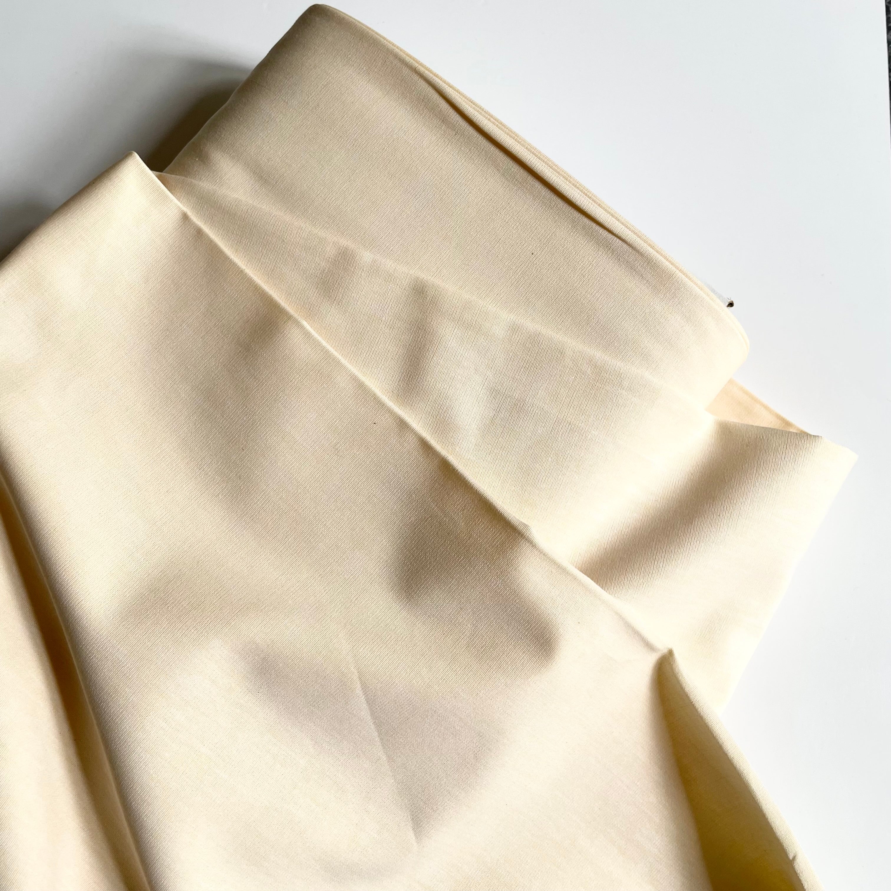 Cotton Sunwashed Chambray - Butter Yellow