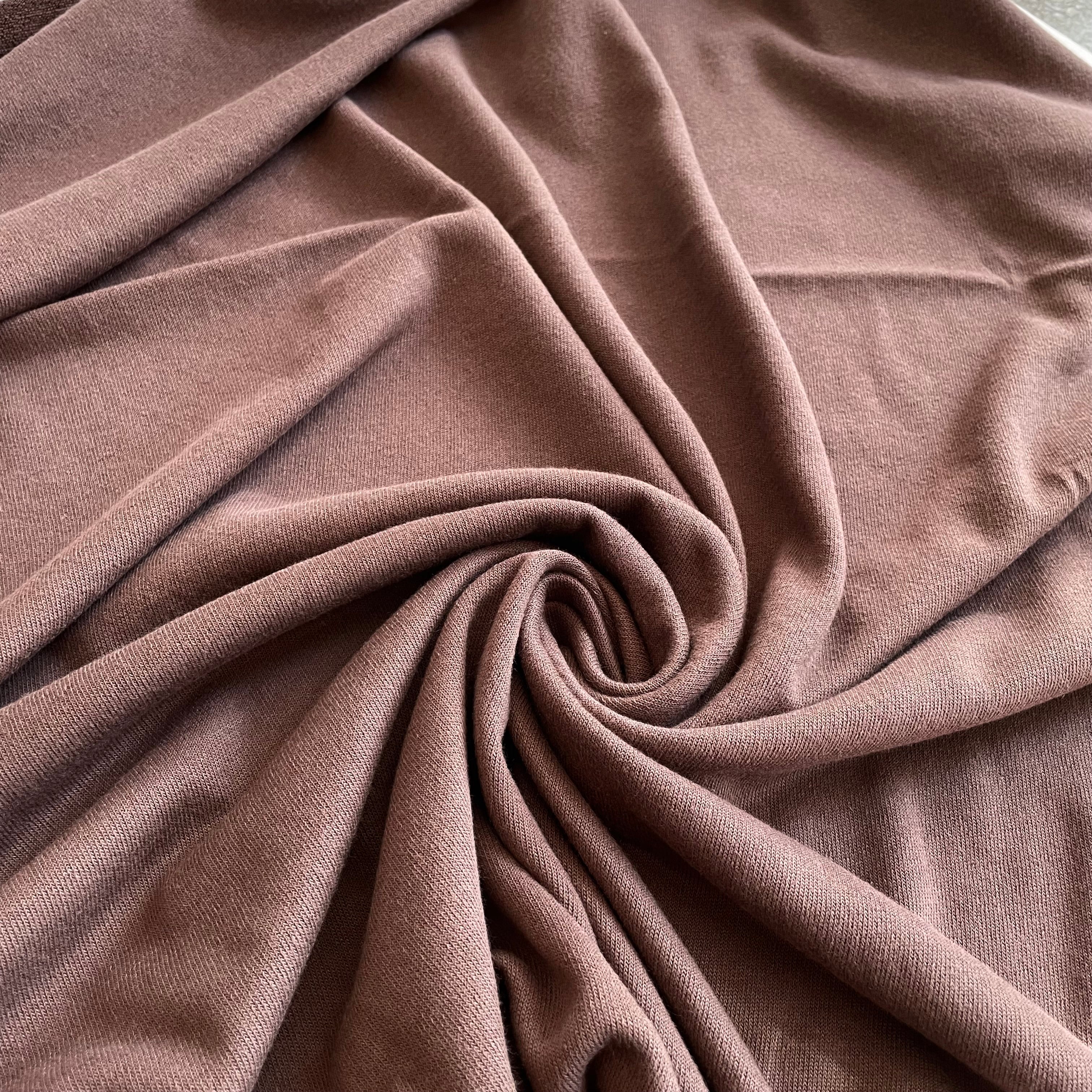 Organic Cotton Knitted Terry Cloth - Chestnut