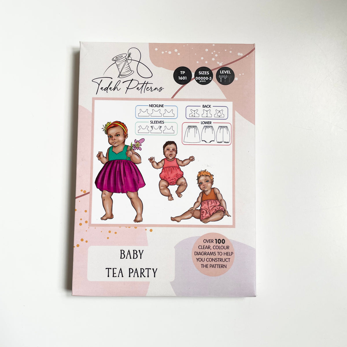 Tadah Patterns : Baby Tea Party Dress – Bolt & Spool