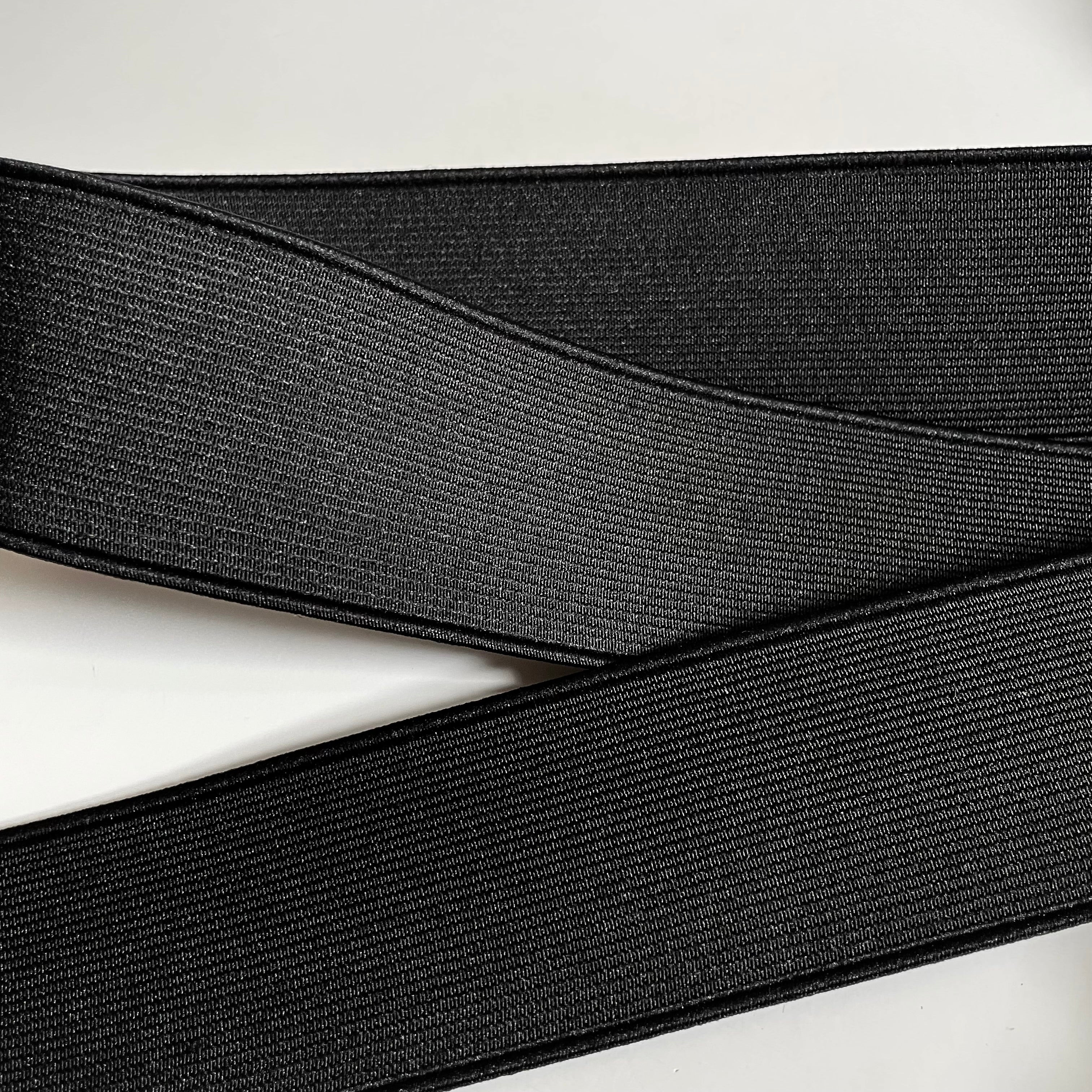 Rigid Waistband Elastic - 2" Black