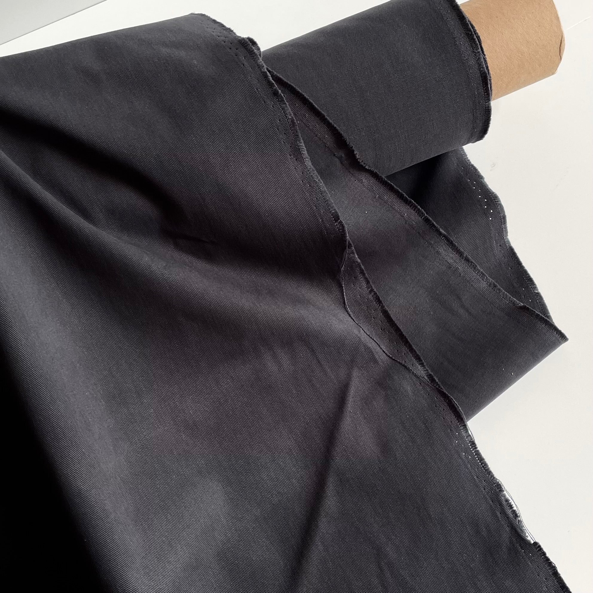 Merchant & Mills 8 oz Organic Cotton Sanded Twill - Black