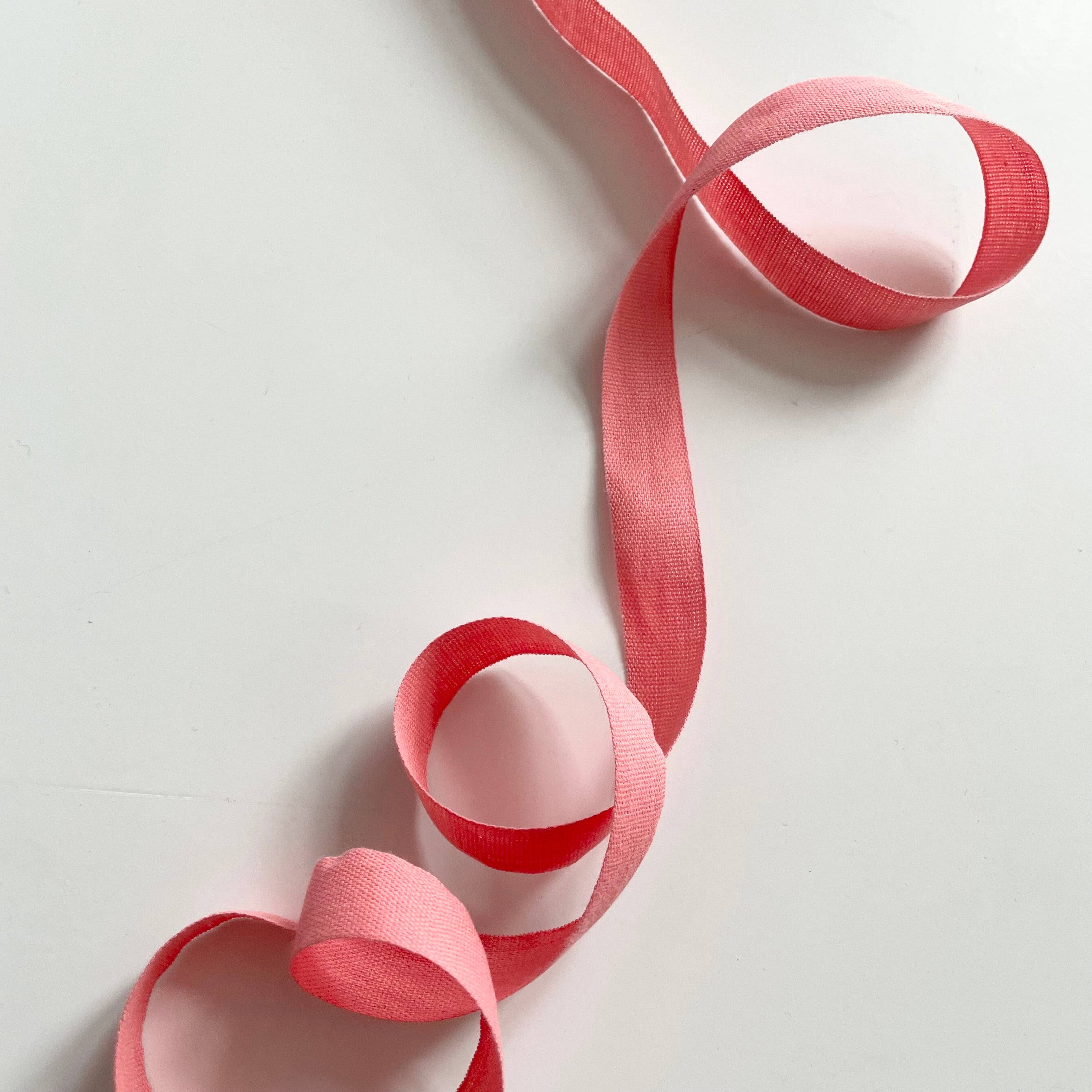 Studio Carta Wide Tight Weave Cotton Ribbon - Petal