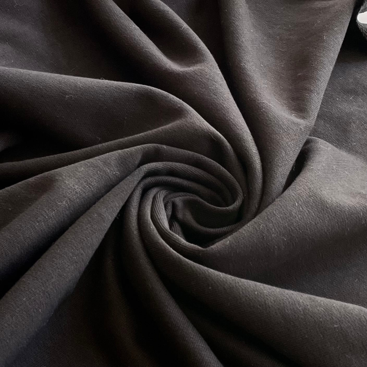 Organic Cotton French Terry - Black