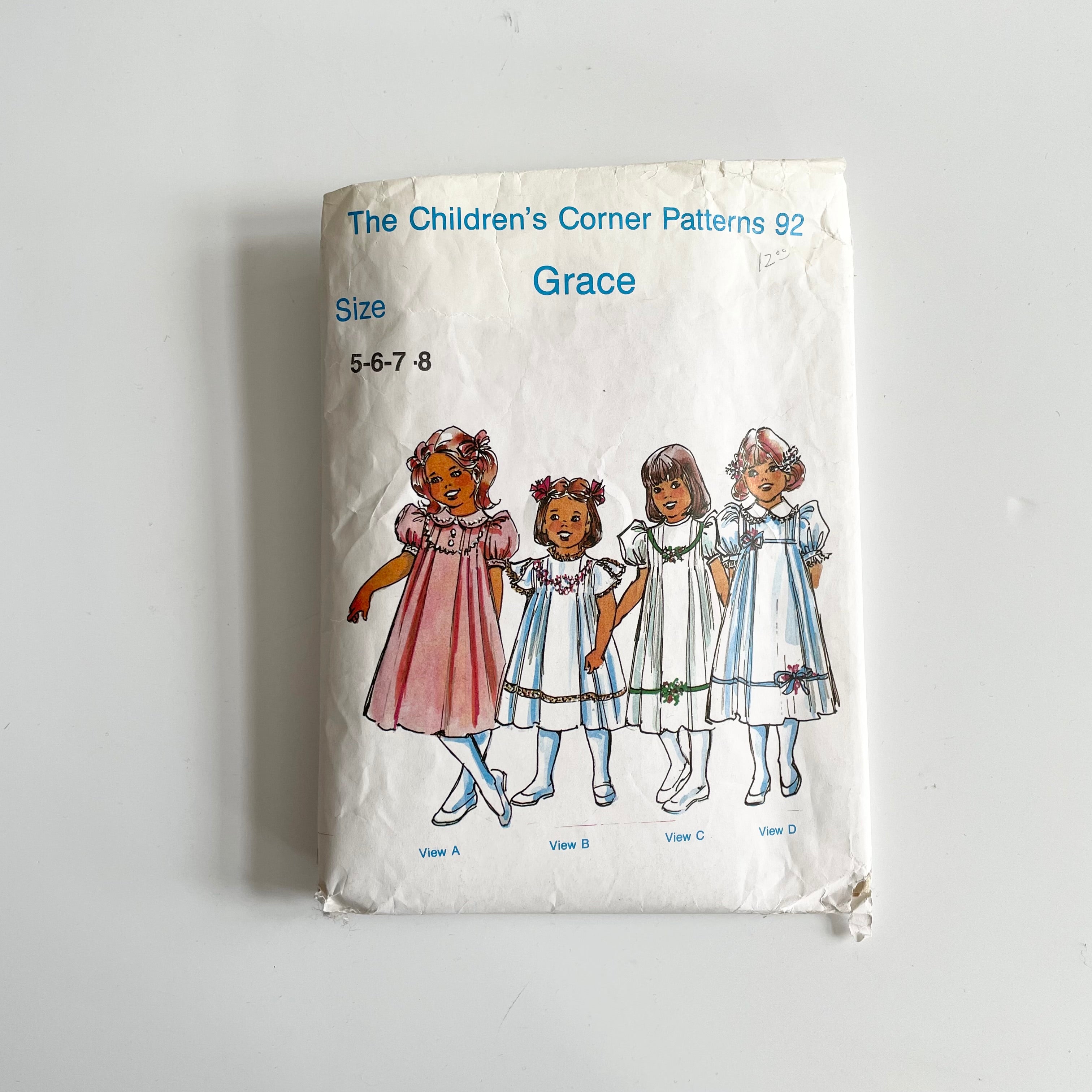 Children's Corner Patterns : Grace sizes 5 - 8 (original)