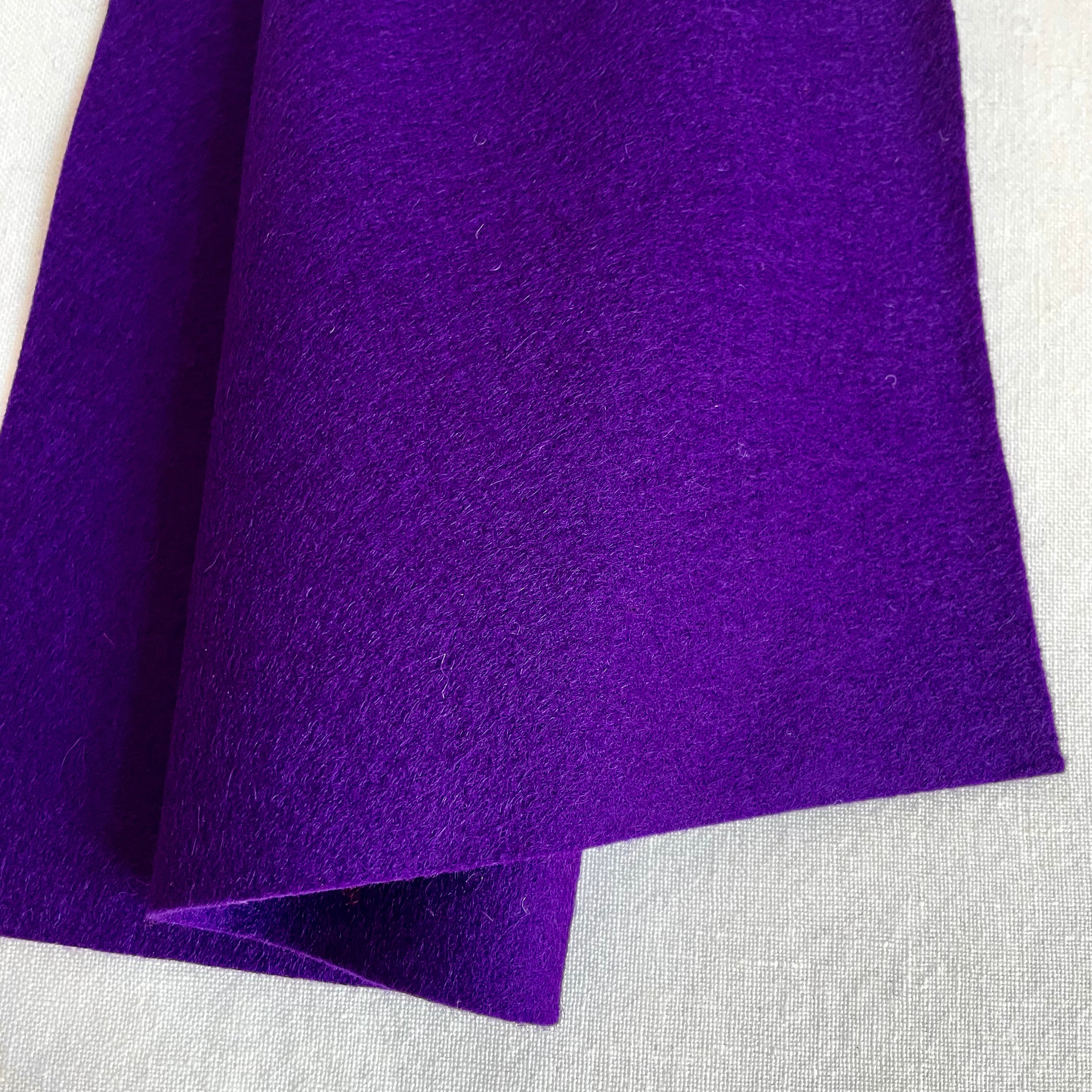 barefoot Wool Felt royal purple