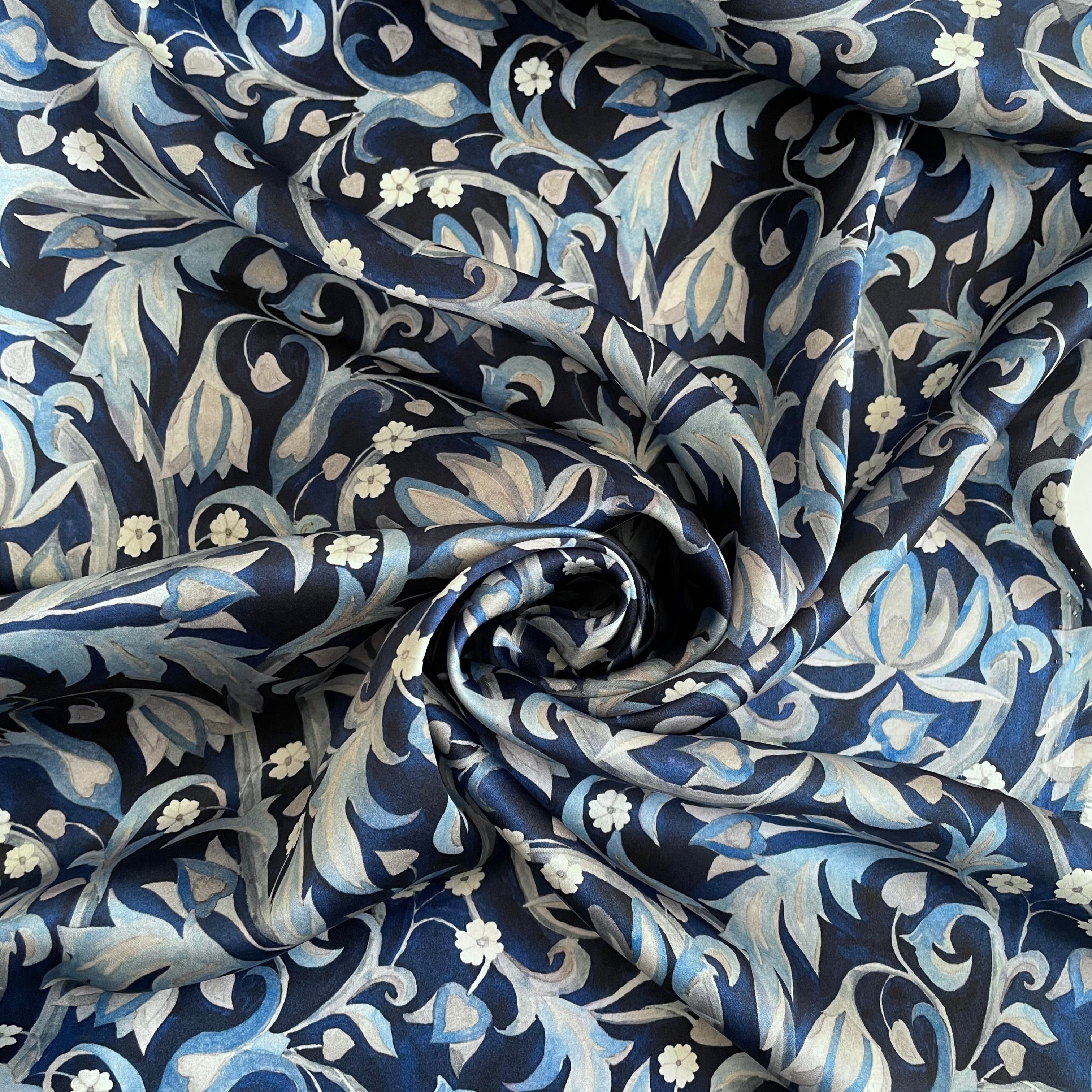 Liberty Fabrics Belgravia Silk Satin - The West Garden