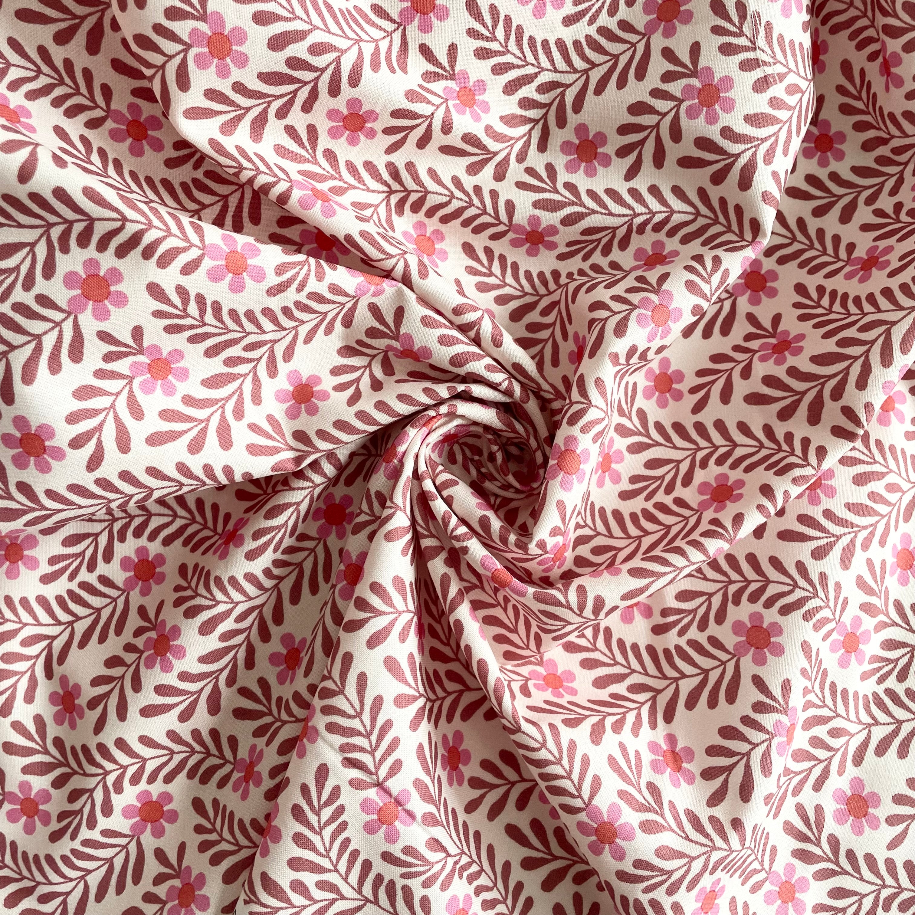Cloud9 Organic Cotton : Cottage Blooms - Florets