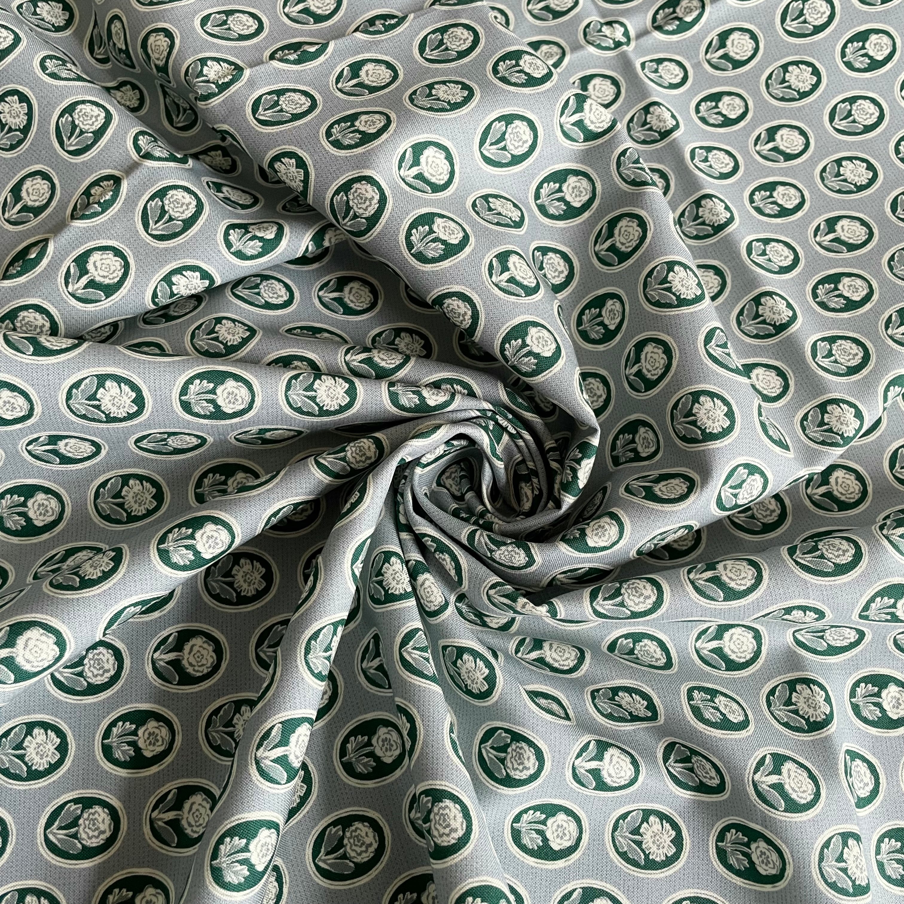 Cloud9 Organic Cotton : Happy Homestead - Pressed Flowers