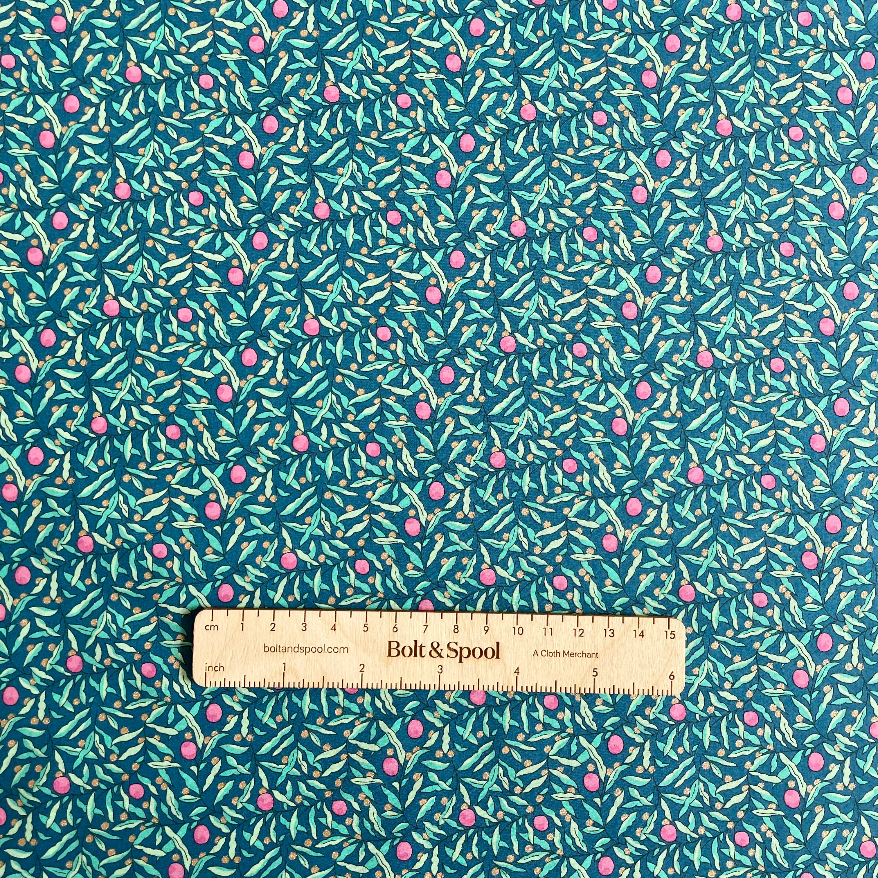 Liberty Fabrics Festive 2025 Collection : Joyous Juniper B