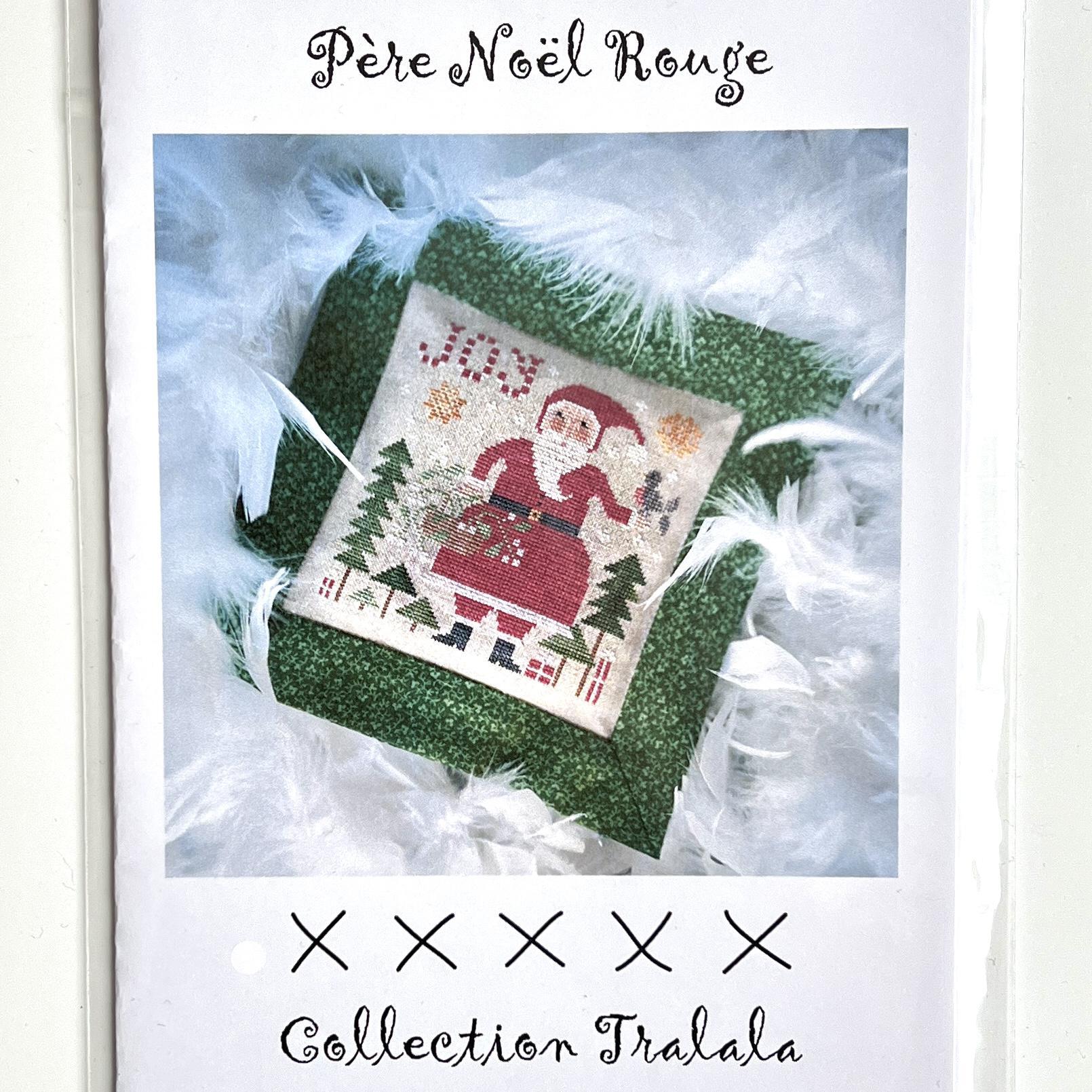 Père Noël Rouge Cross Stitch Pattern