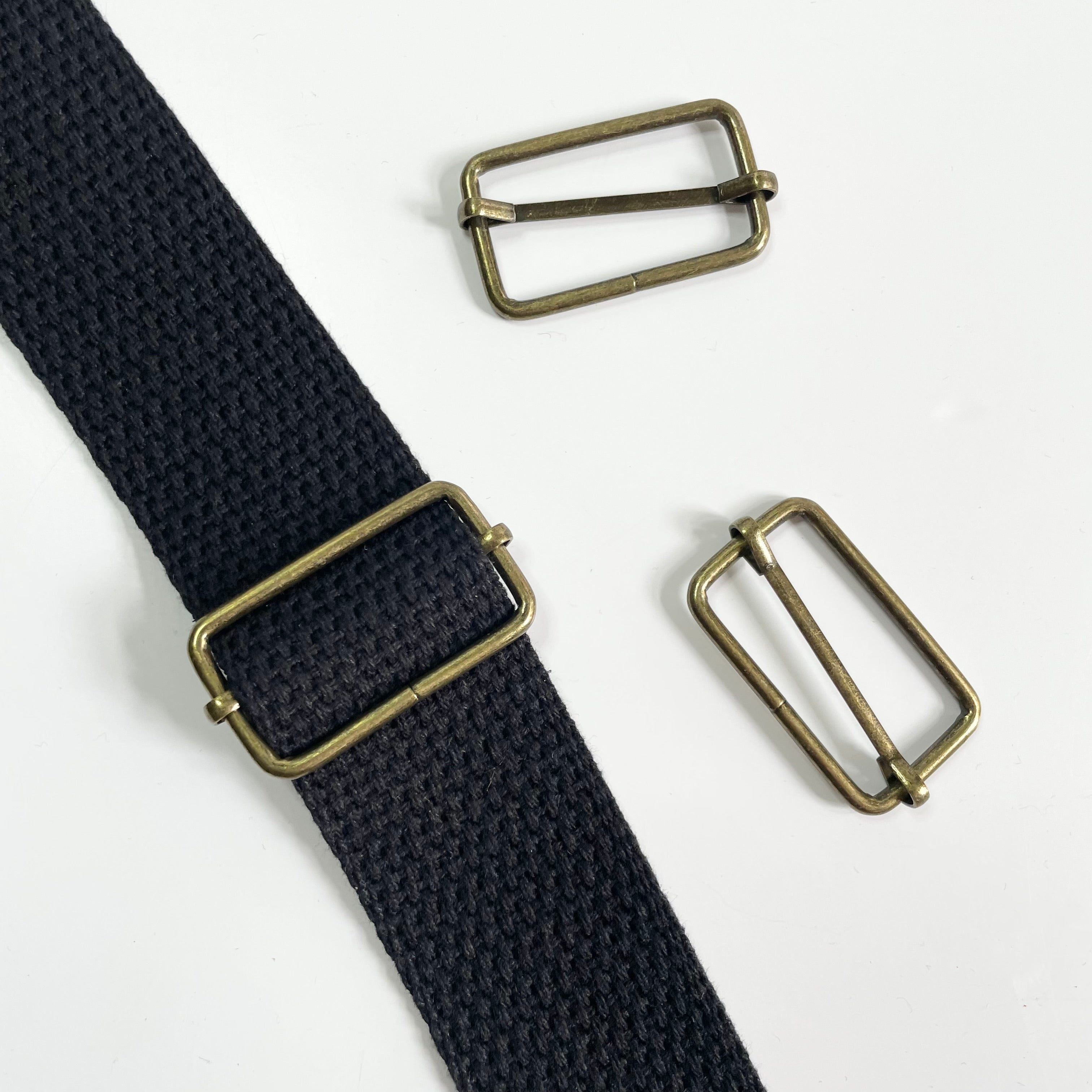 Adjustable Slider Buckles - Antique Brass