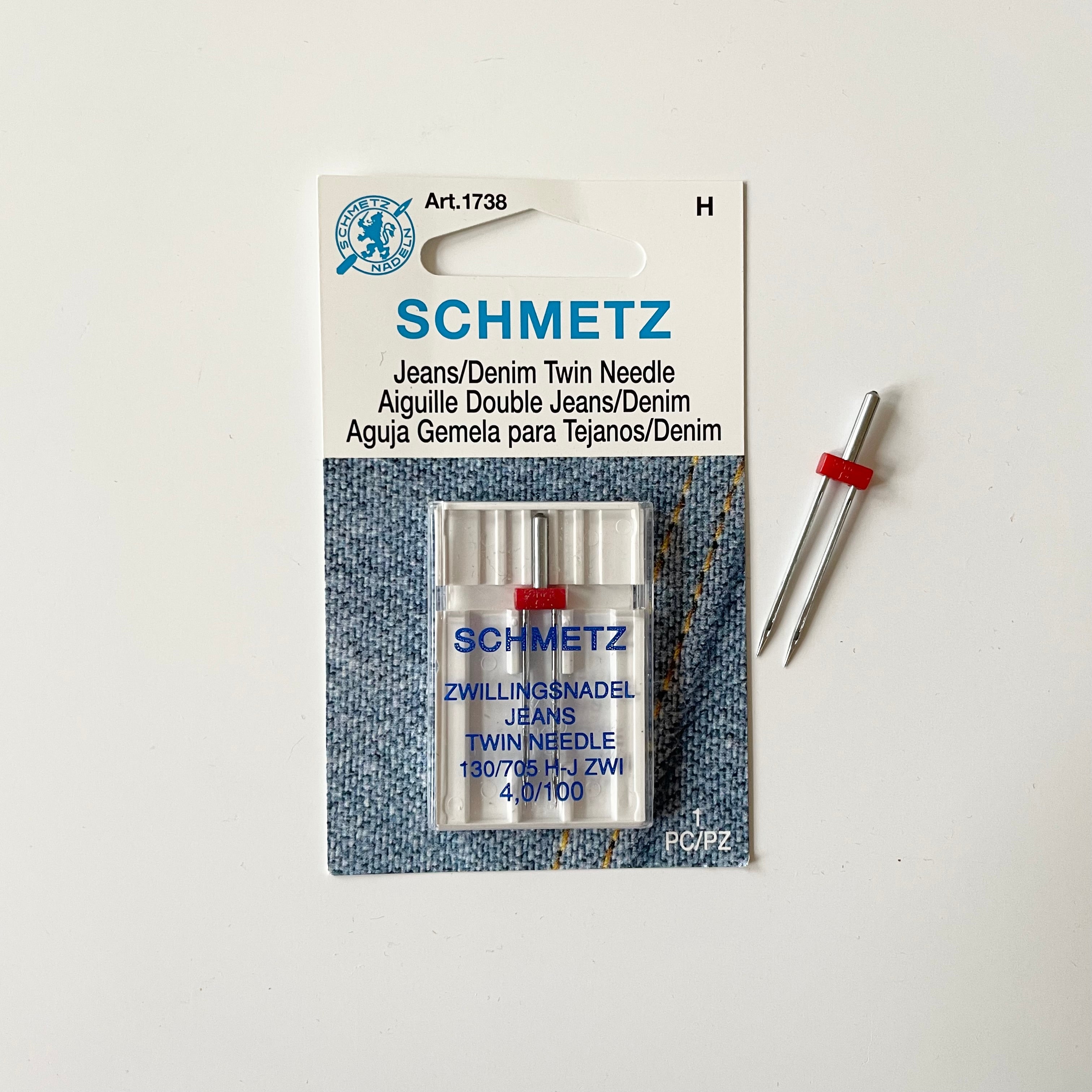 Schmetz Sewing Machine Needles : Jeans Twin