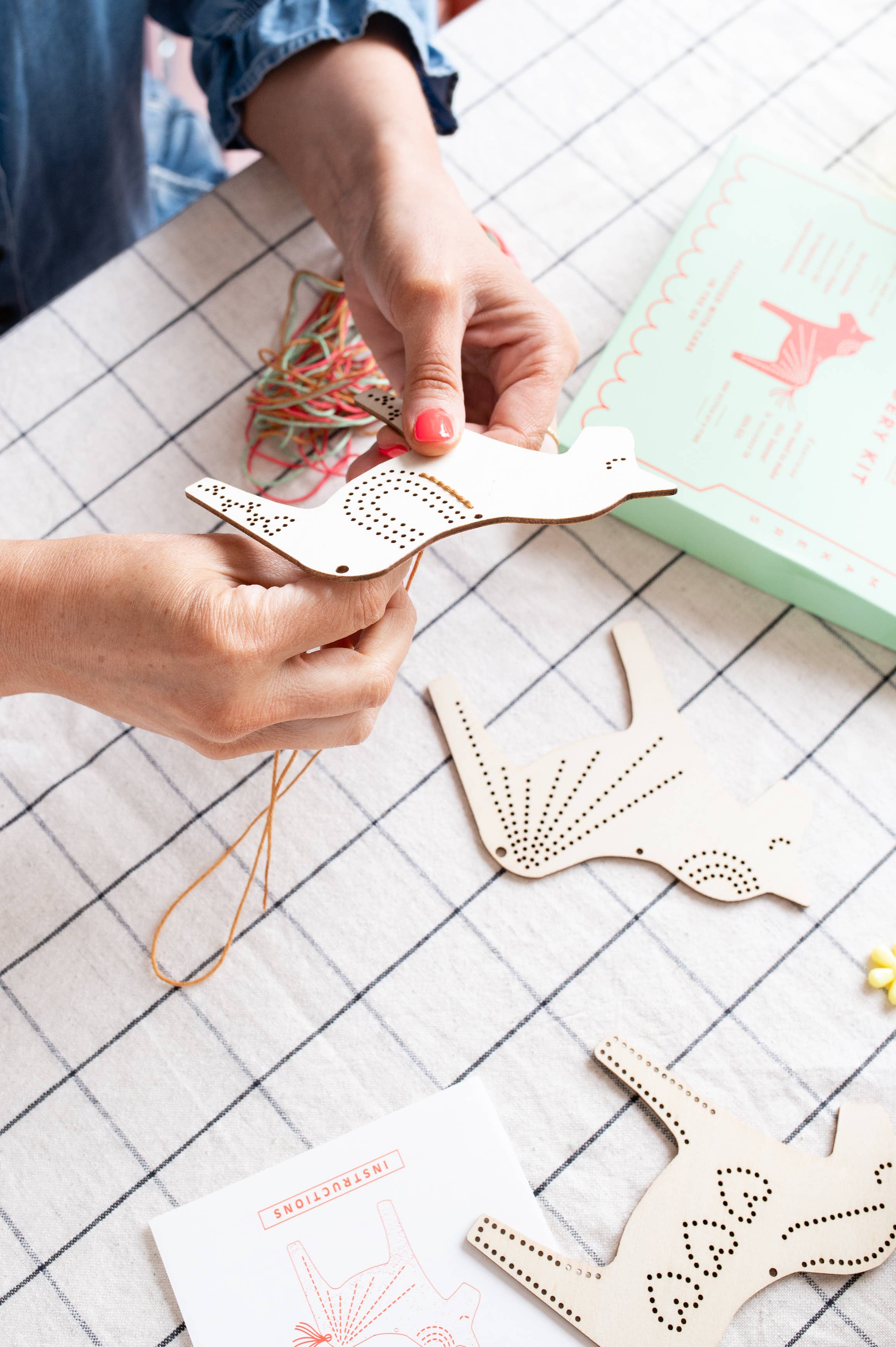 Cotton Clara : Dala Horses Embroidery Board Kit