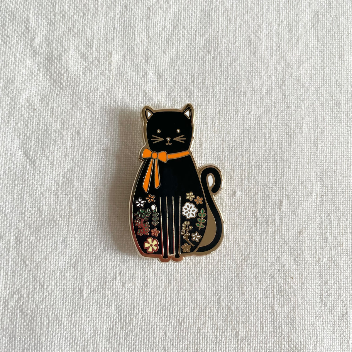 Flamingo Toes Magnetic Needle Minder - Black Cat