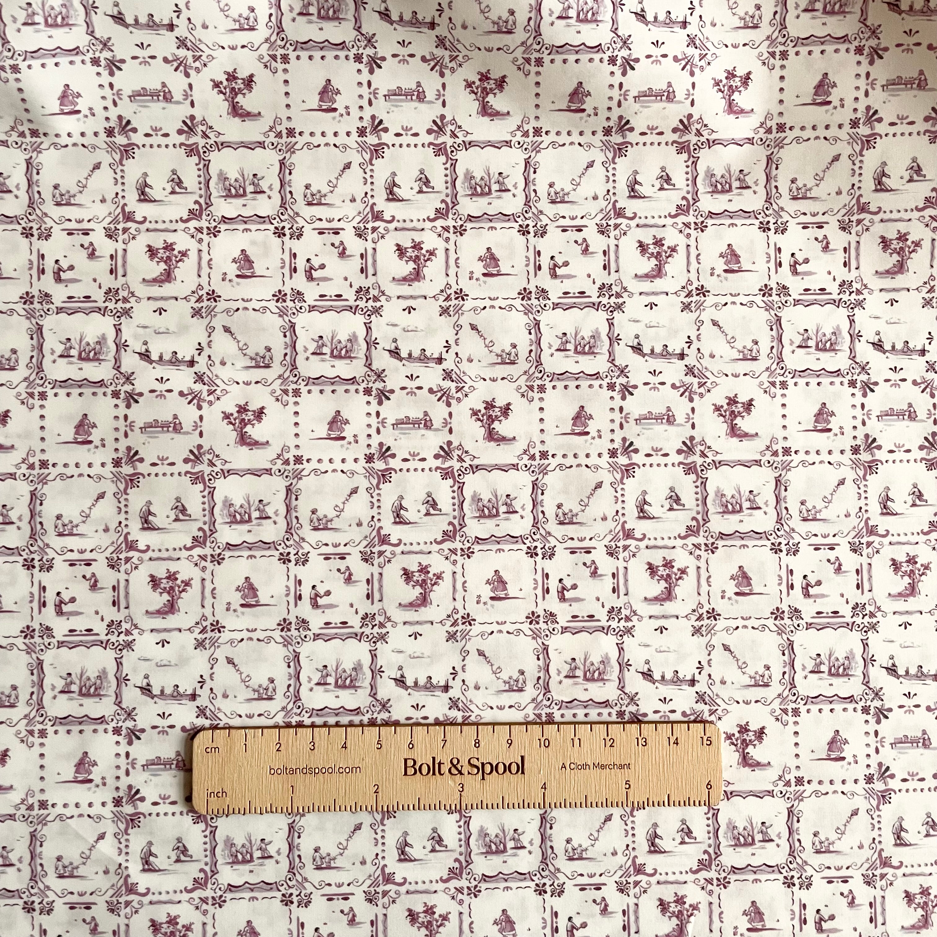 Liberty Fabrics Picadilly Poplin : Retold Collection - Employees' Picnic B