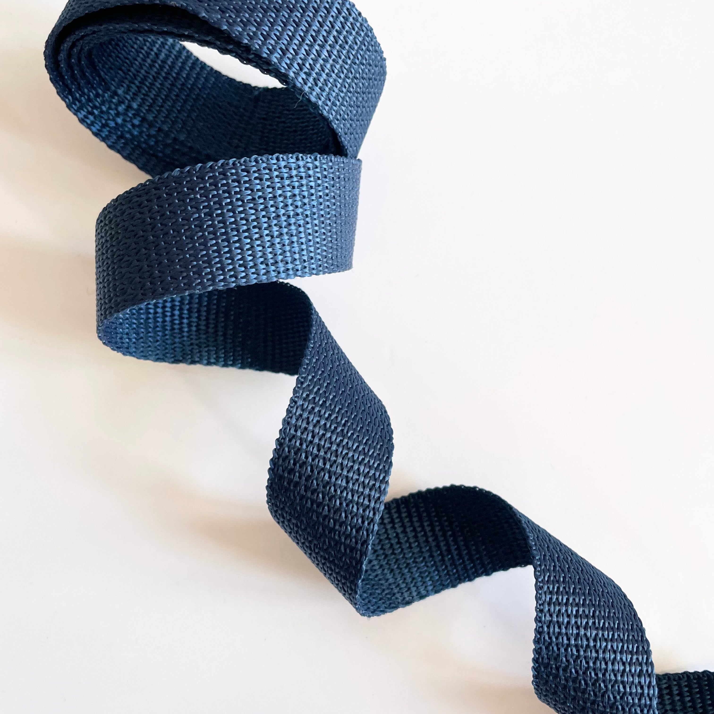 Polyester Webbing - Navy 1"