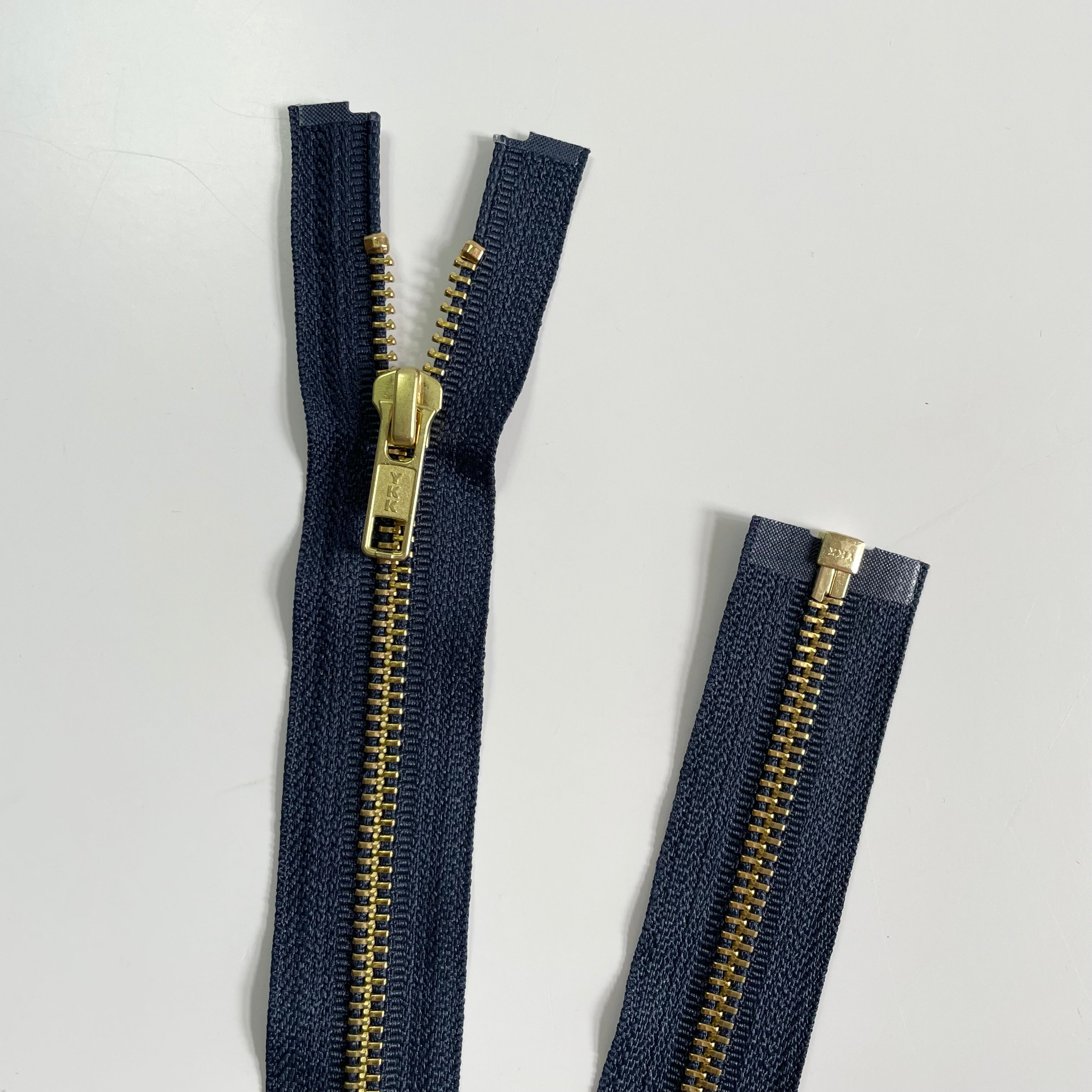 YKK Metal Separating Zipper - 18"
