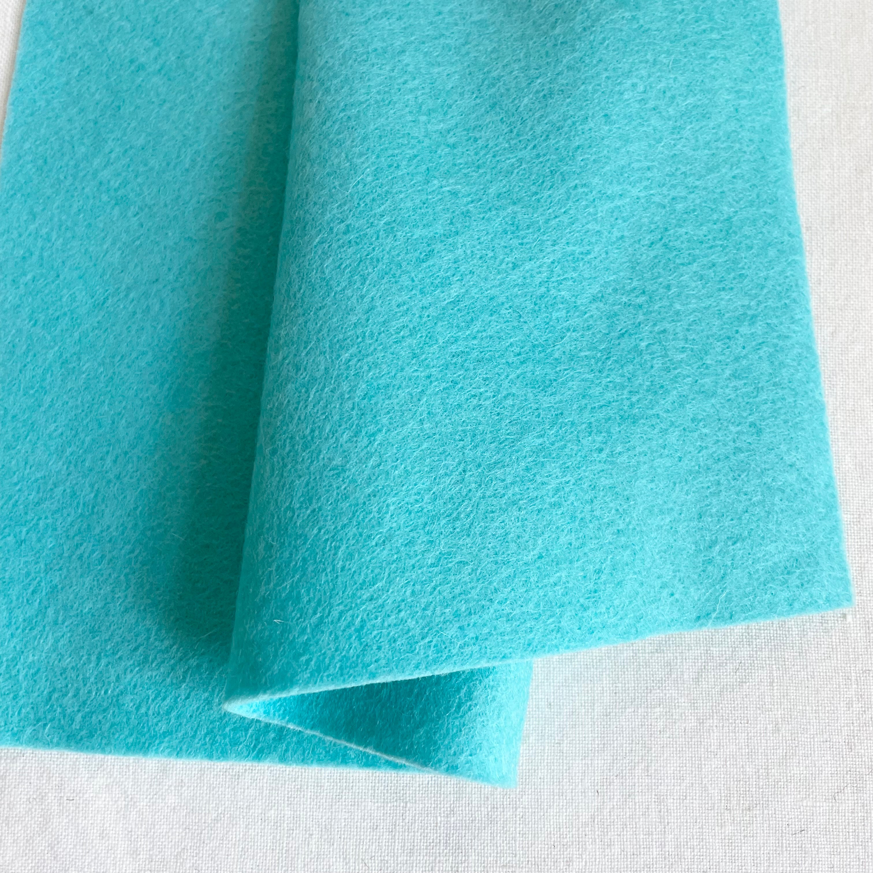 barefoot Wool Felt robins egg blue
