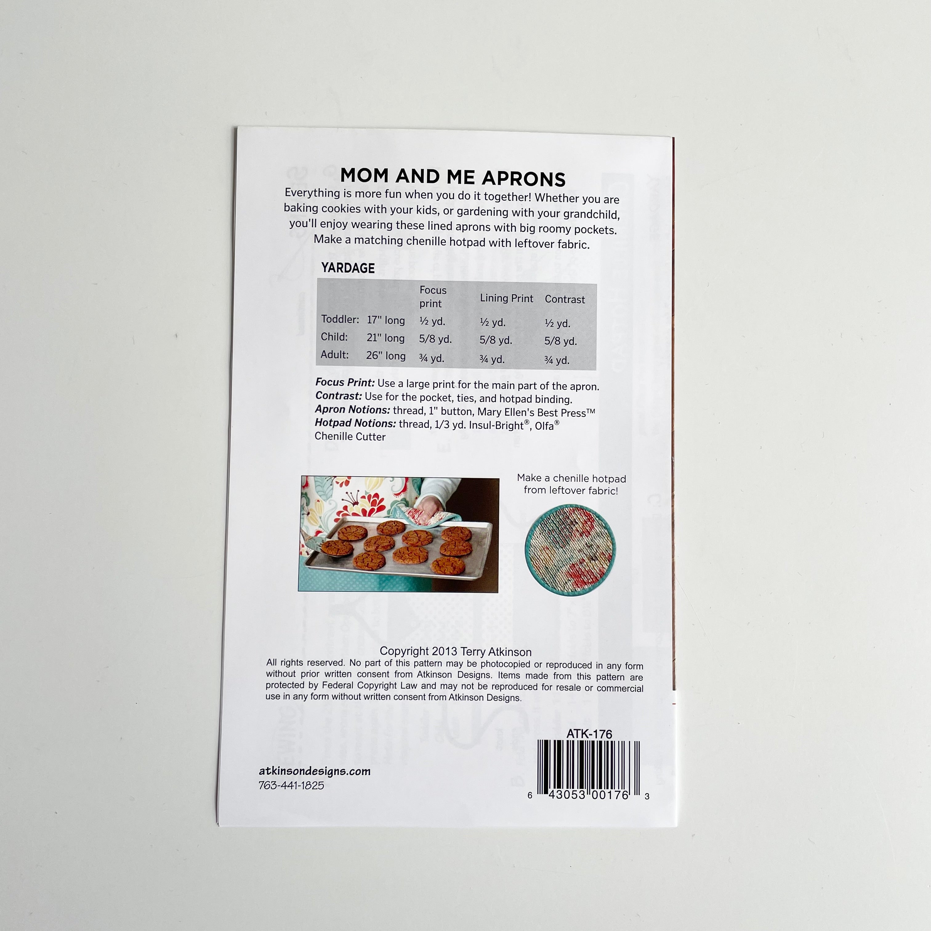 Atkinson Designs : Mom and Me Aprons