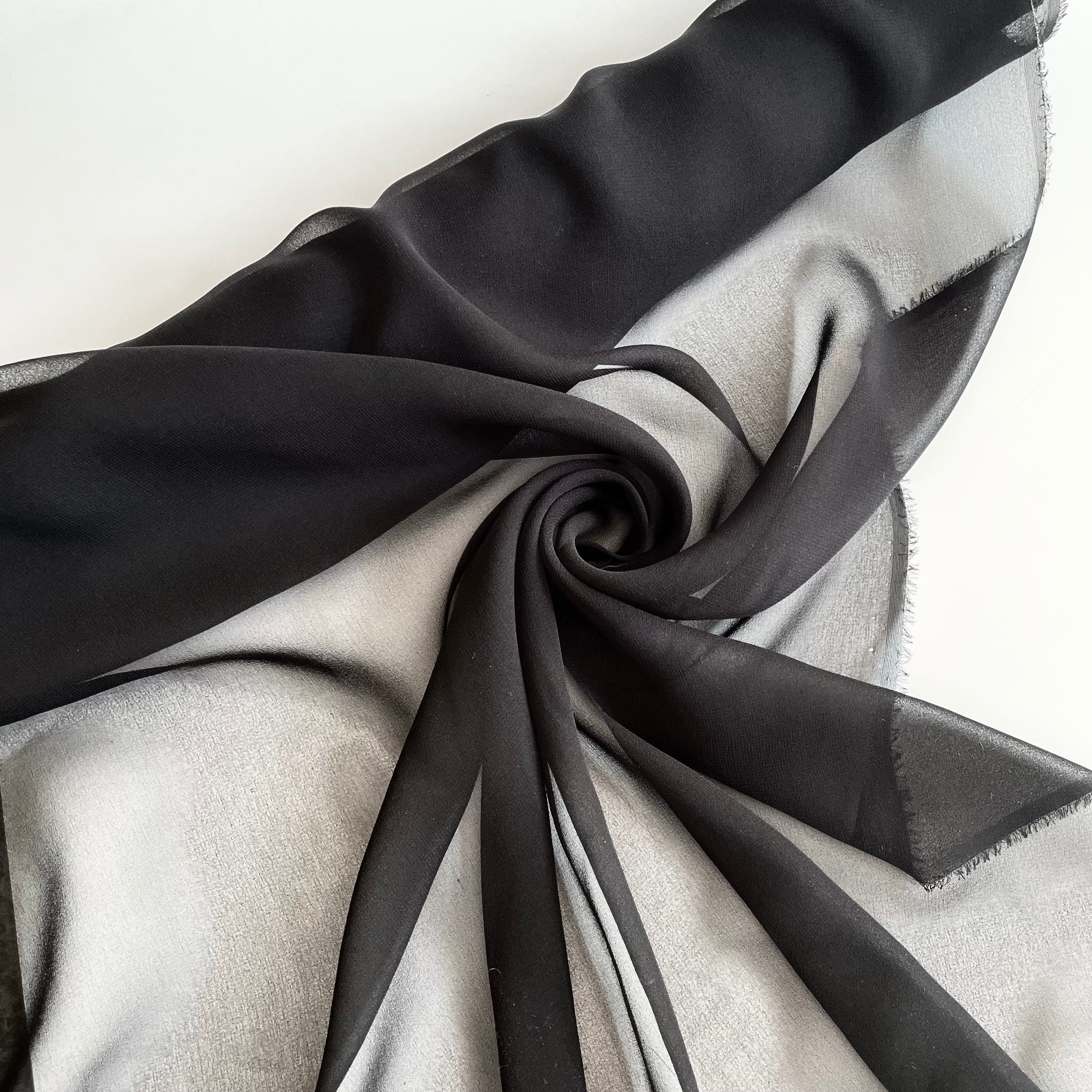 Silk Georgette - Black
