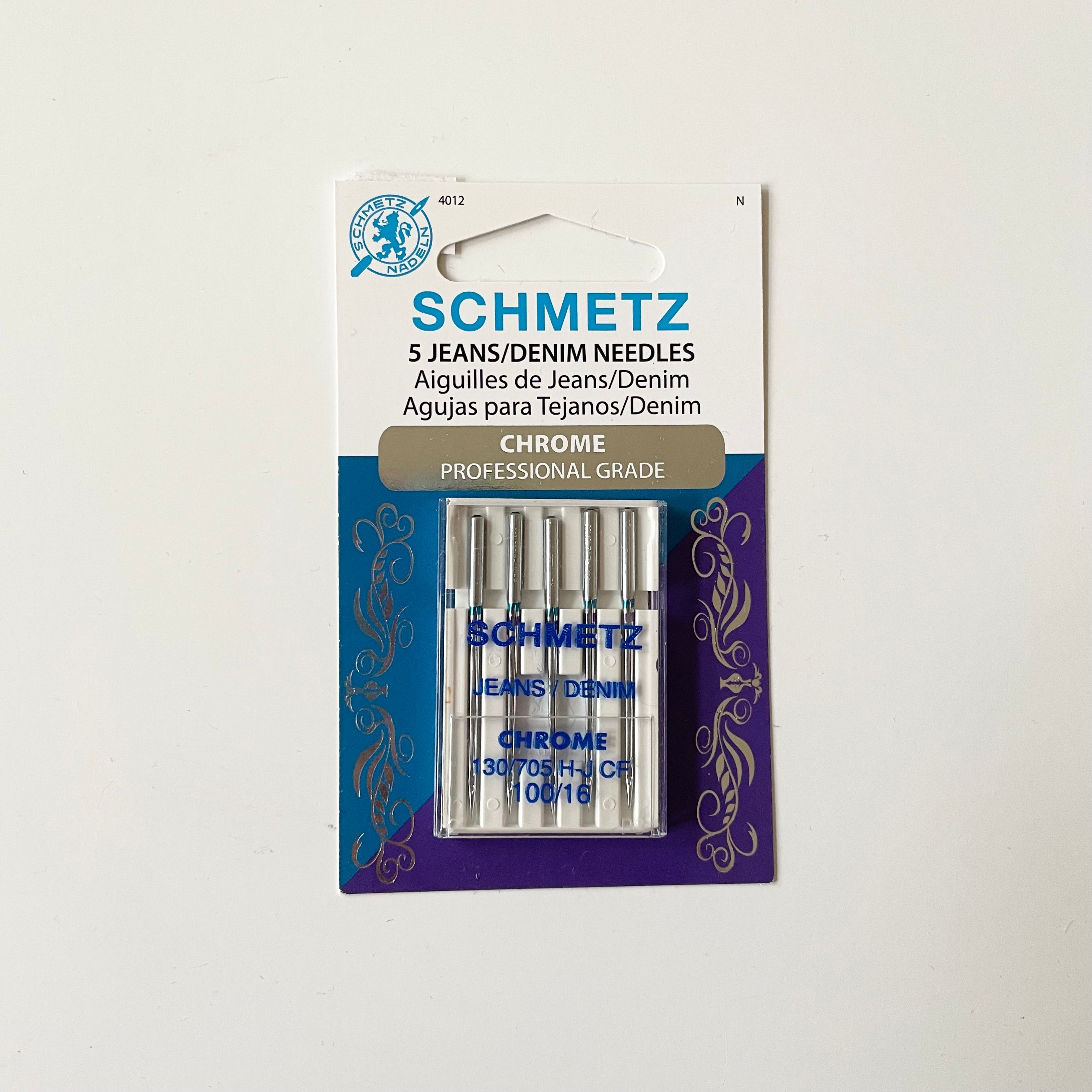 Schmetz Sewing Machine Needles : Jeans / Denim
