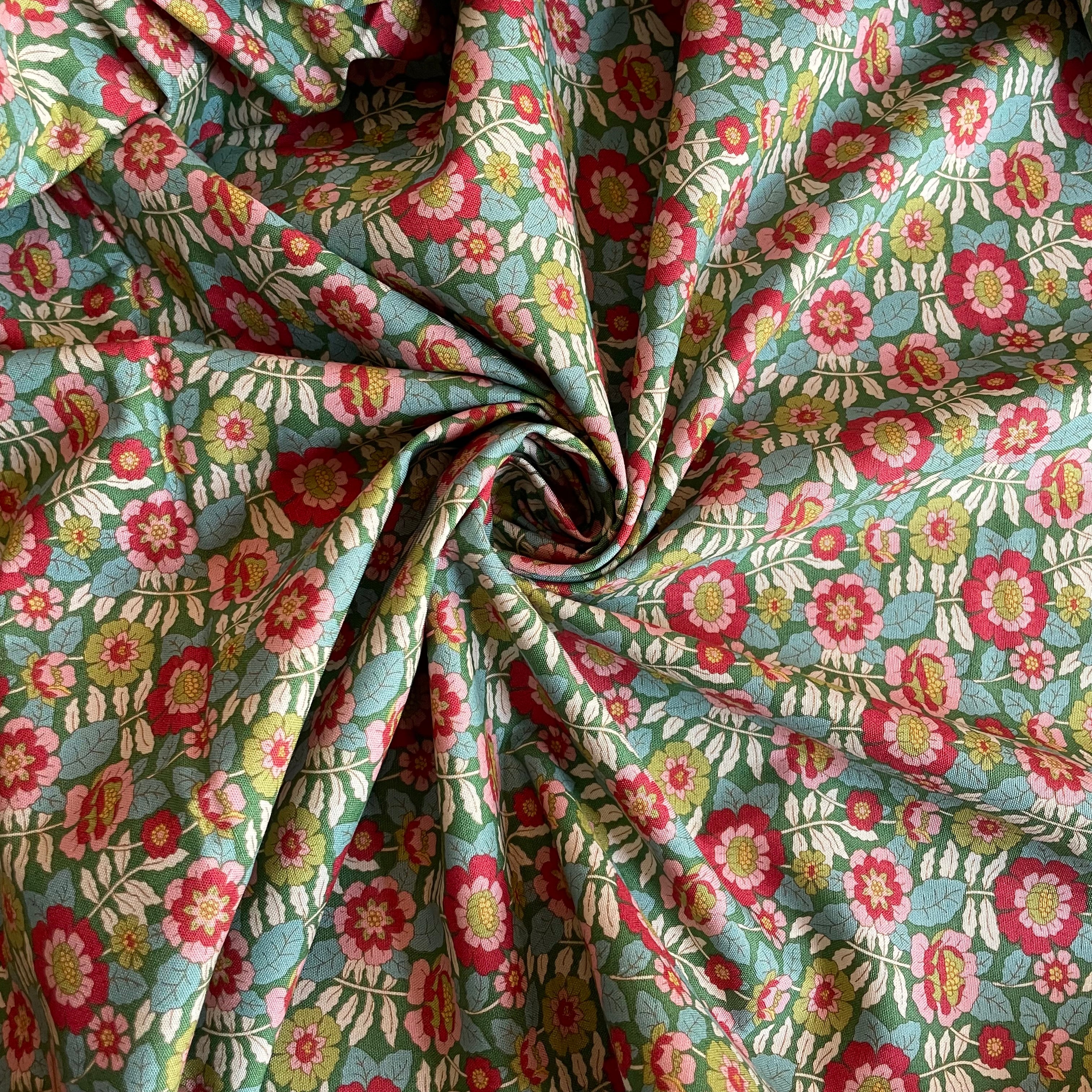 Tilda Fabrics : Wallflower - Beverly Green
