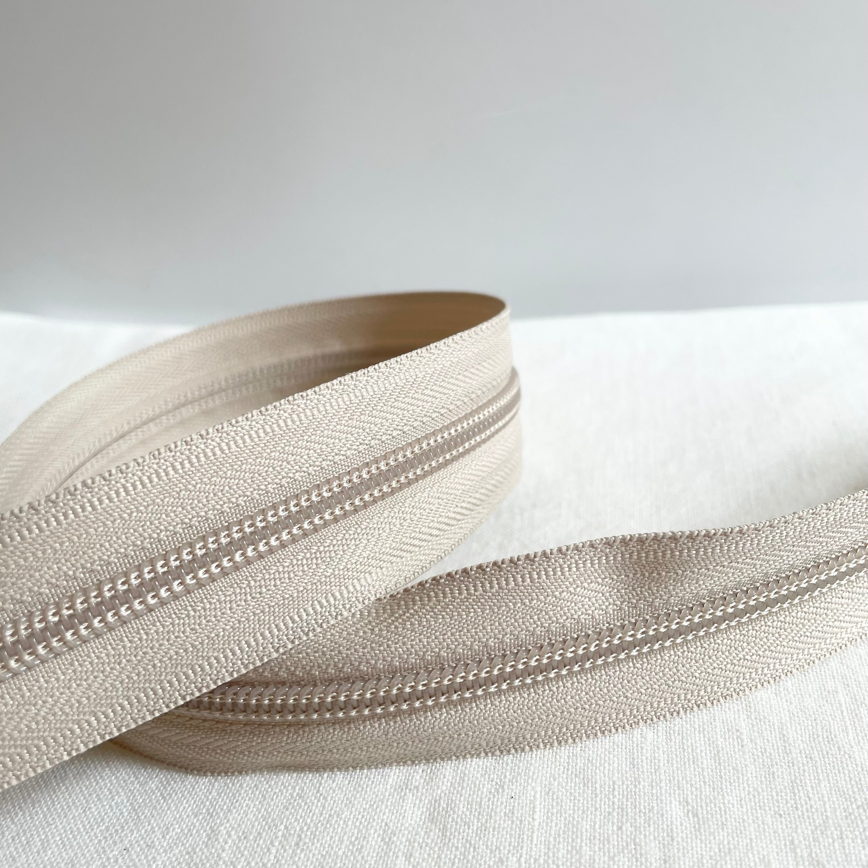 YKK #5 Nylon Coil Continuous Zipper - Beige