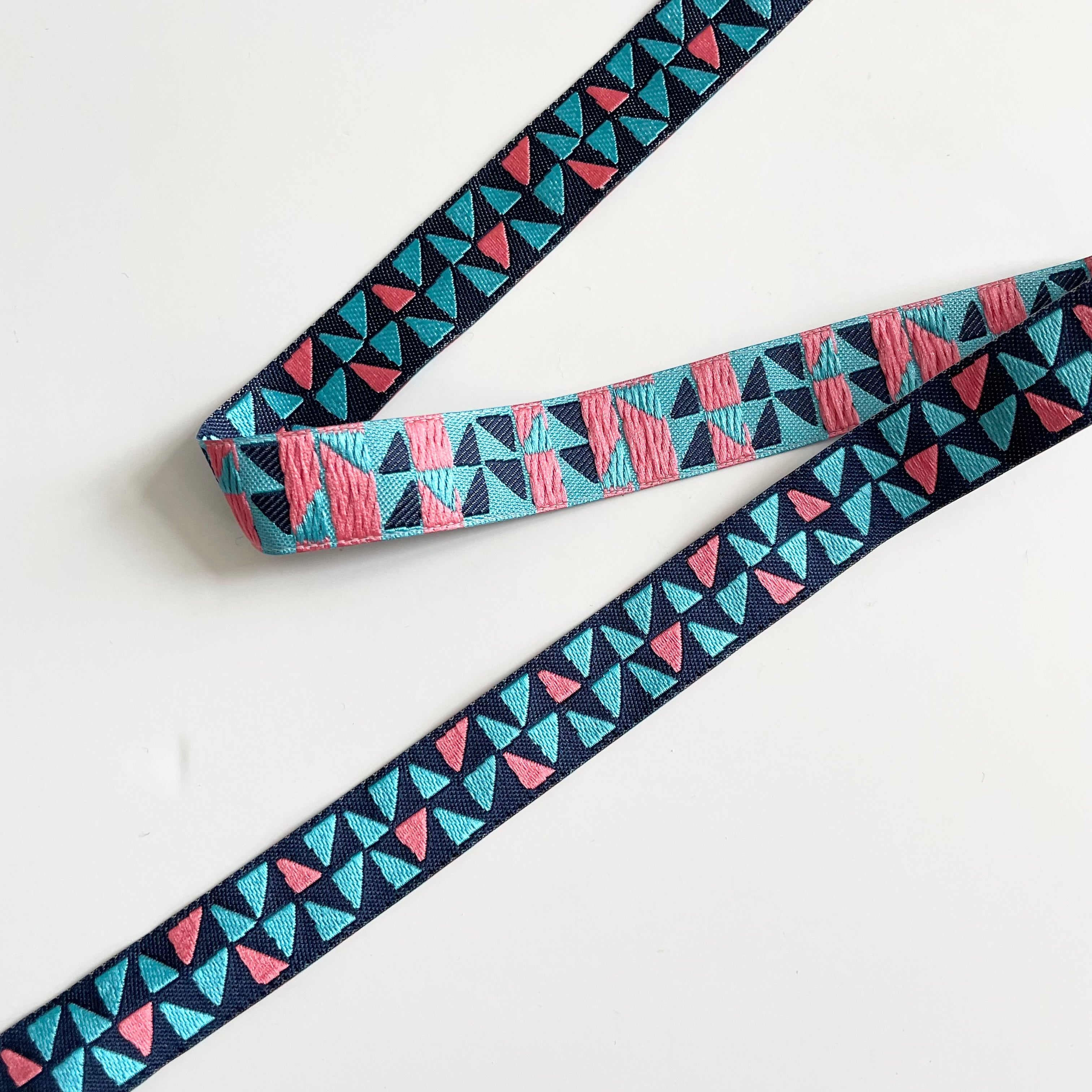 Amy Butler Ribbon : Powerpoint - Turquoise / Coral