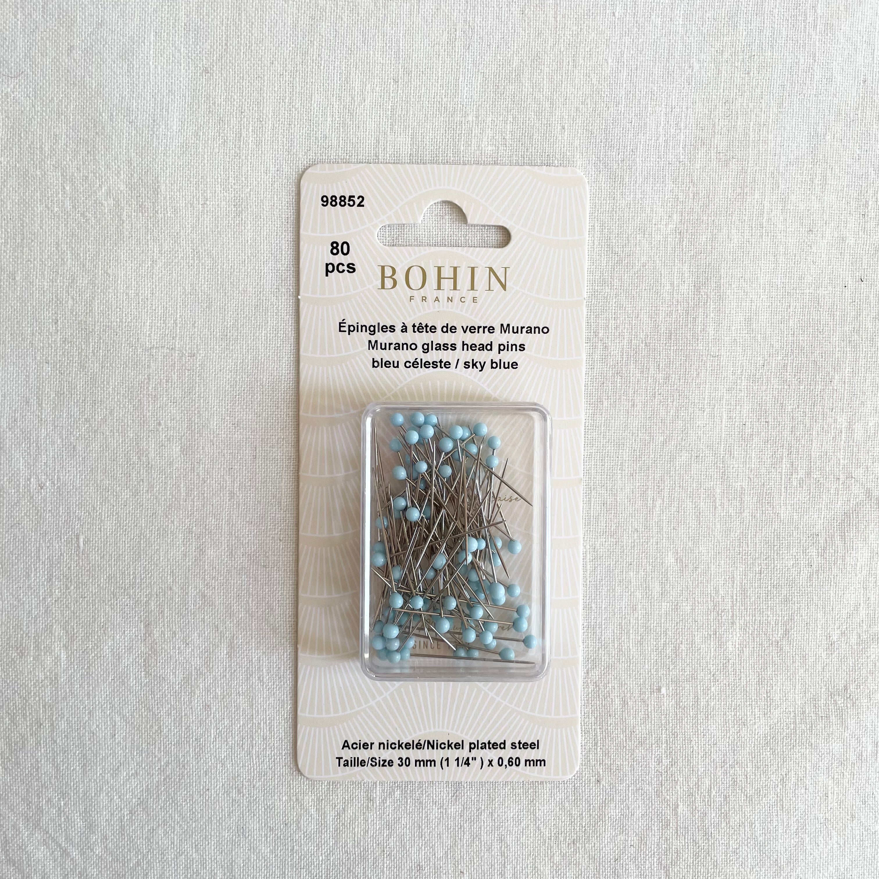Bohin Glass Head Pins