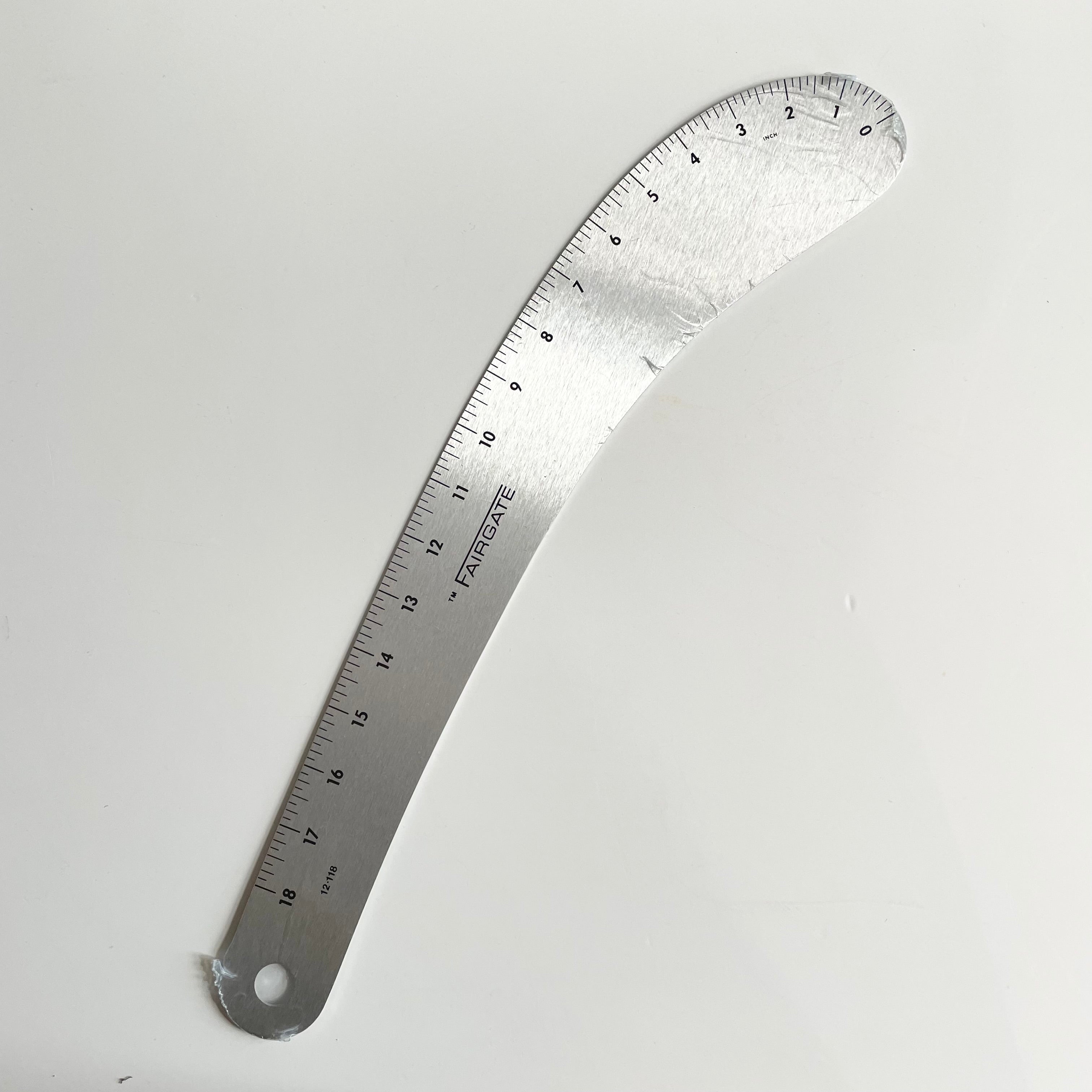 French Curve Metal Ruler - 18"