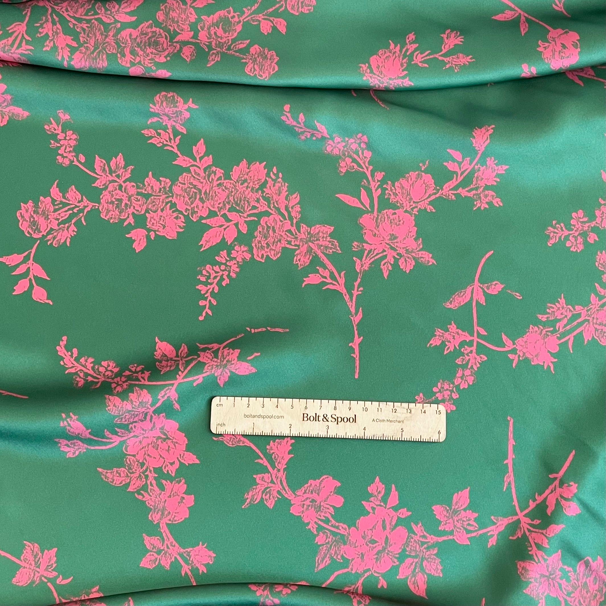 Liberty Fabrics Belgravia Silk Satin - Elizabeth Impression