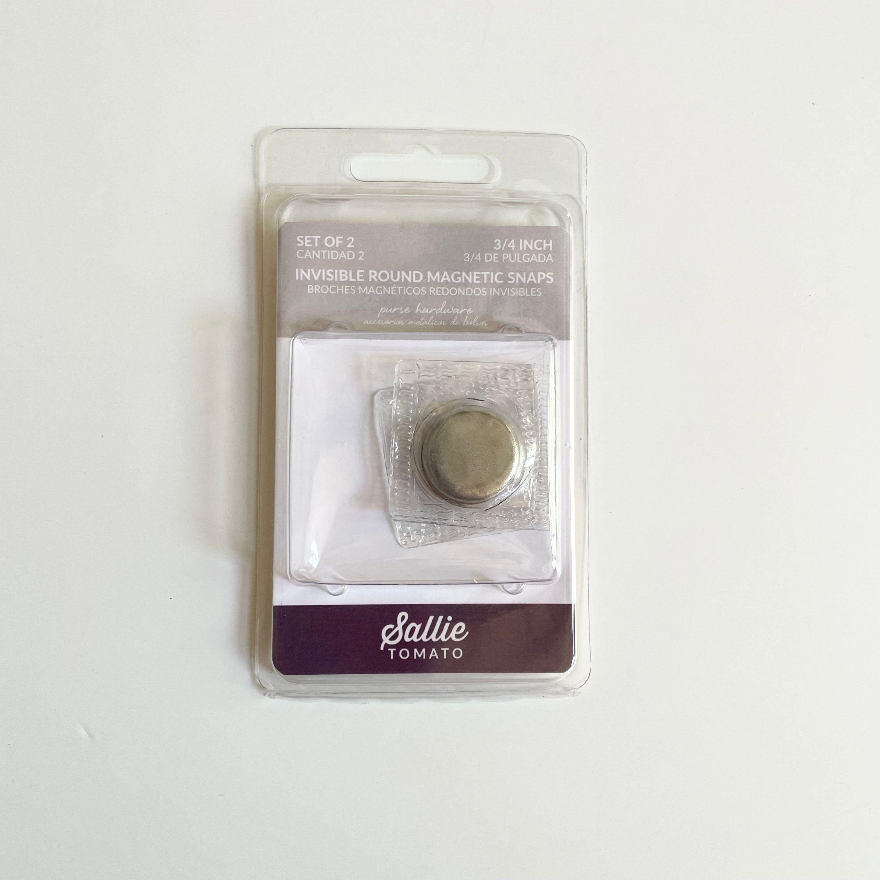 Sallie Tomato Invisible Magnetic Snaps - 3/4"