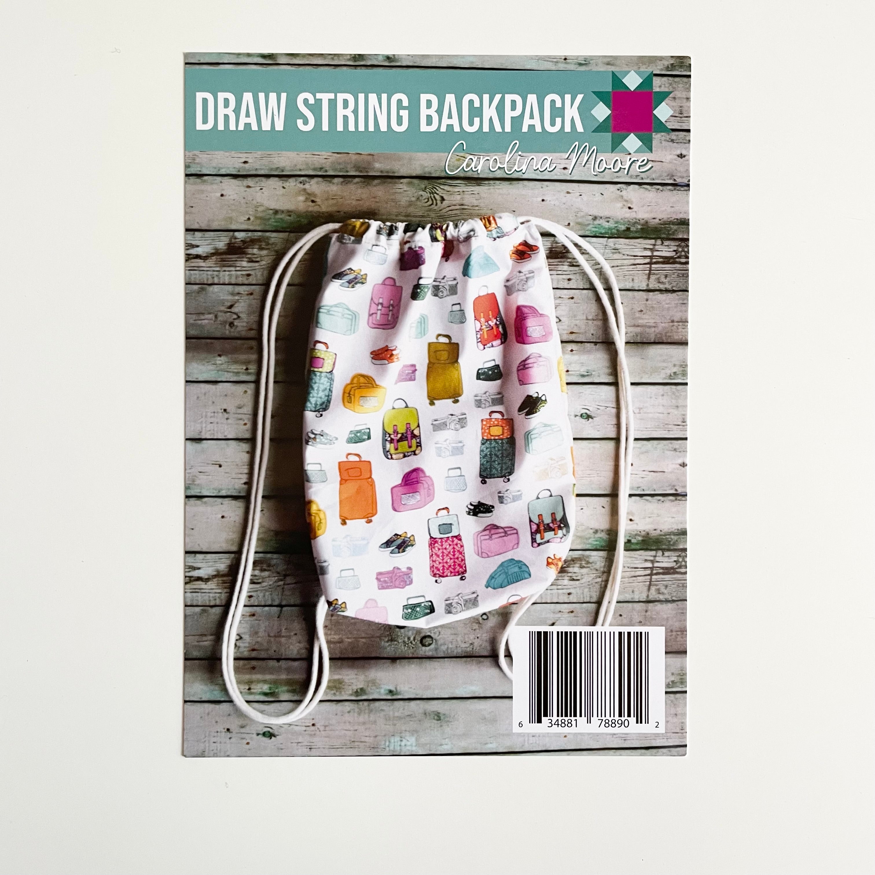 Carolina Moore : Draw String Backpack Pattern