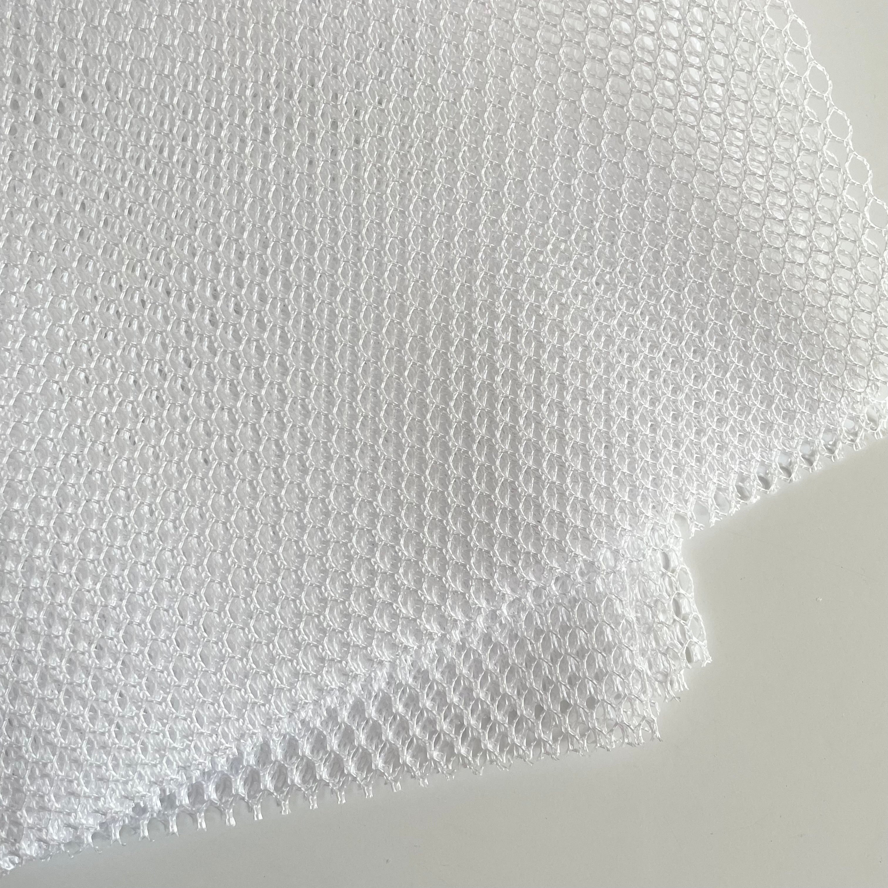 By Annie Lightweight Mesh Fabric - White