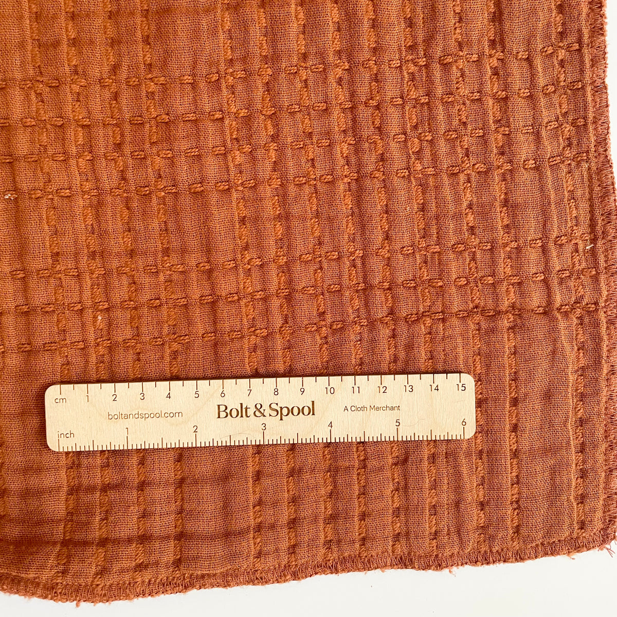 Merchant & Mills Soft Stitch Quilted Jacquard - Compote