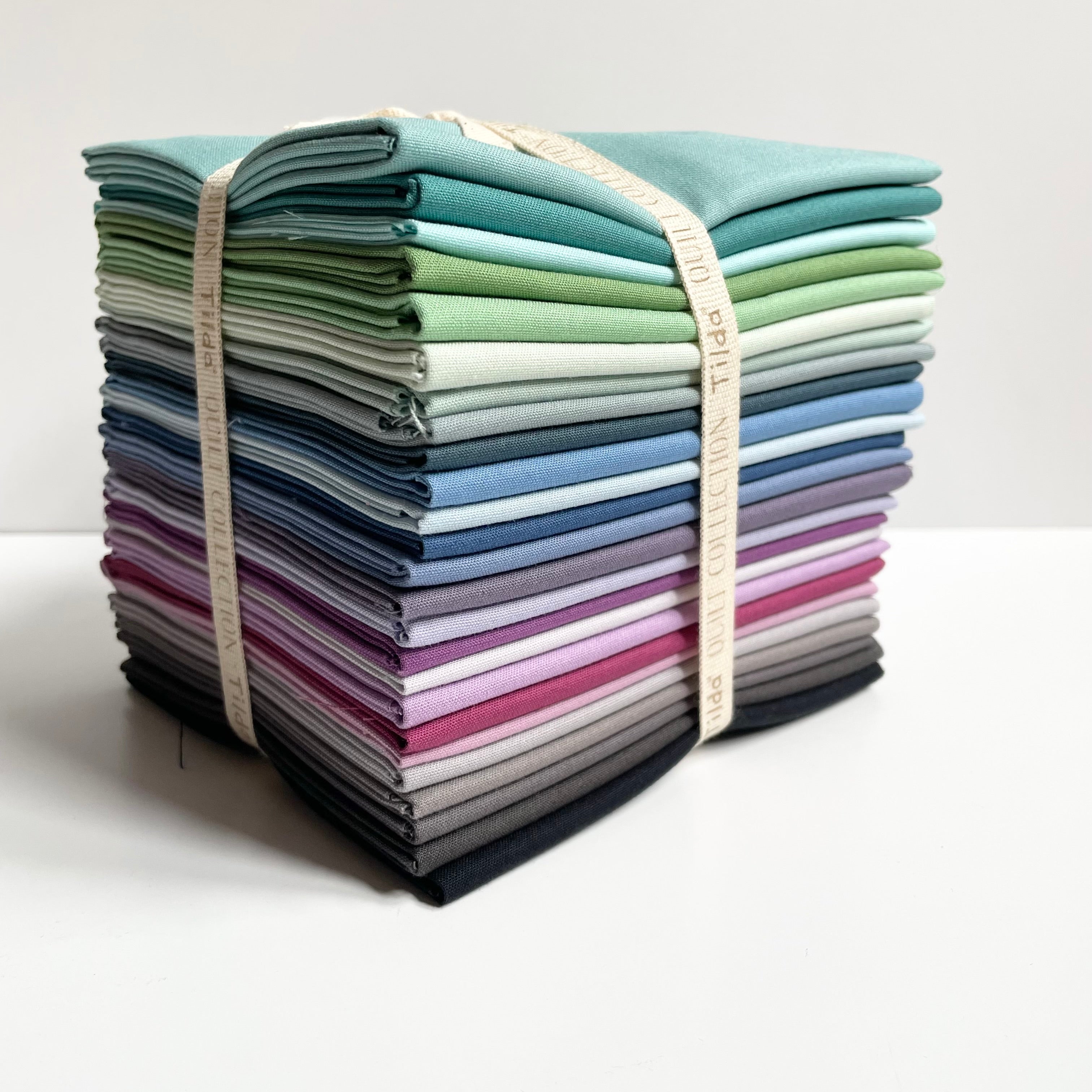 Tilda Fat Quarter Bundle - Basic Solids Cool