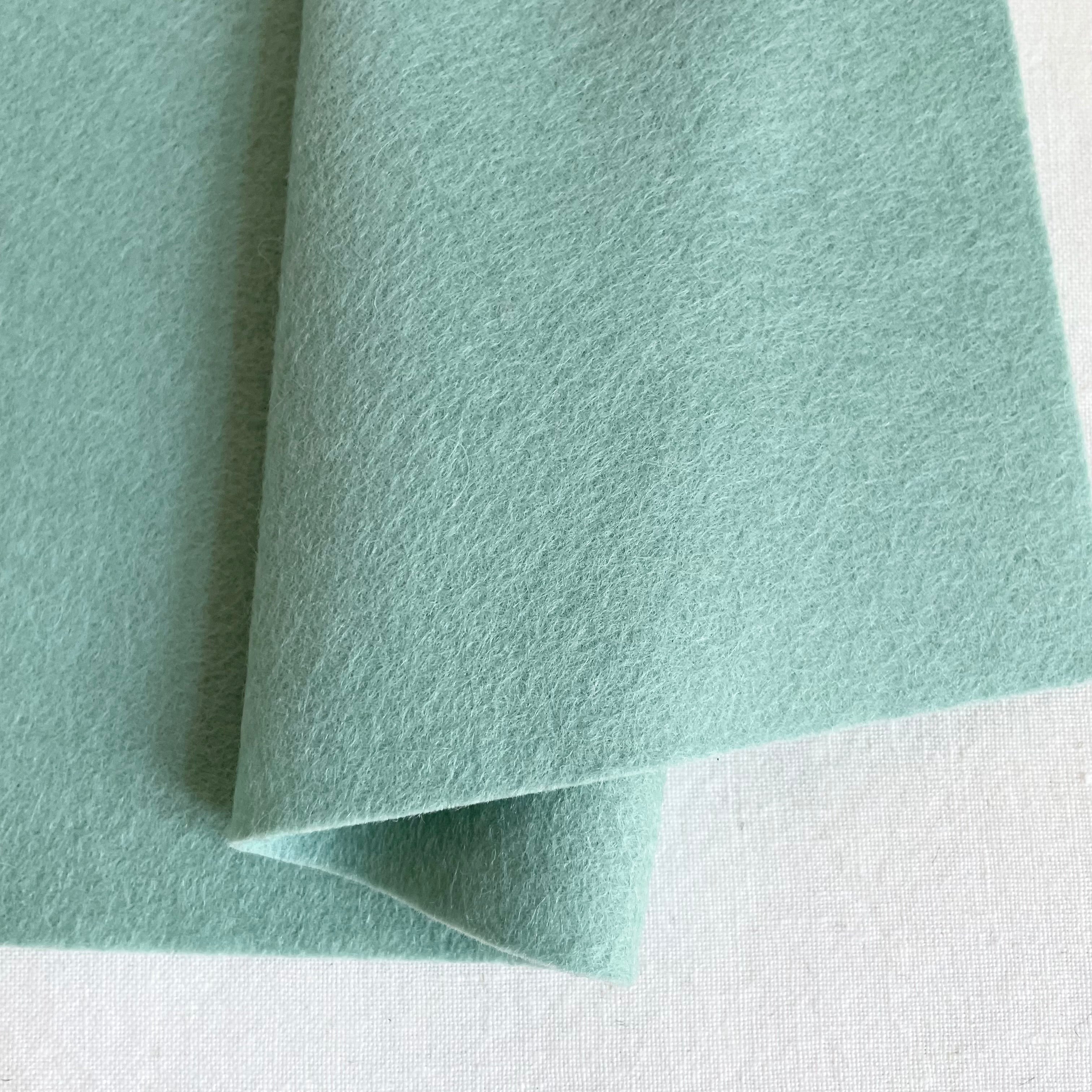 barefoot Wool Felt aqua mist blue