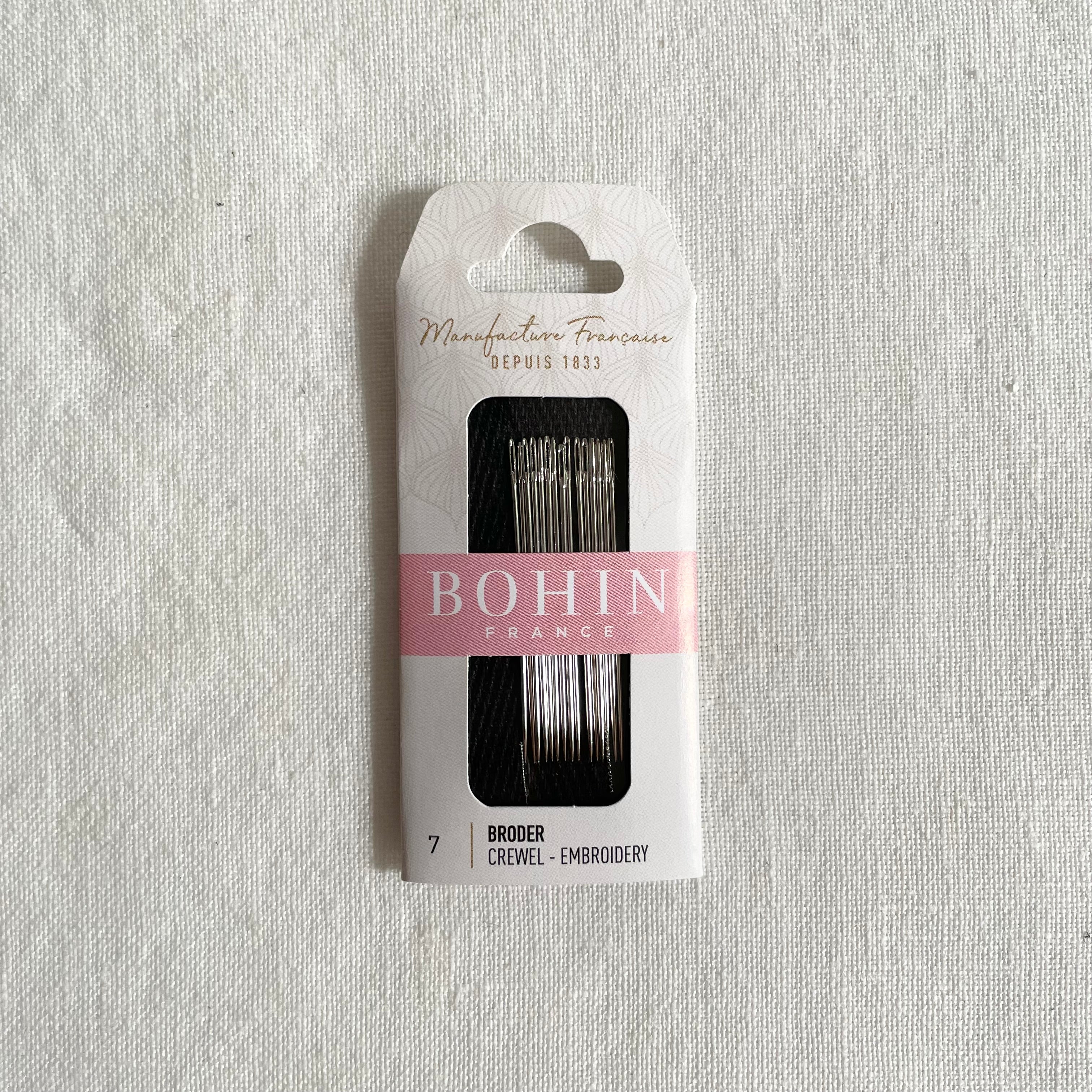 Bohin Crewel / Embroidery Needles - Size 7
