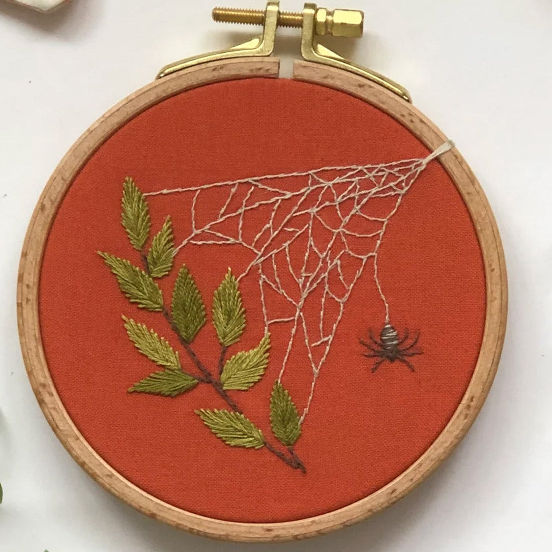 Beginner Embroidery Kit: Spider's Web
