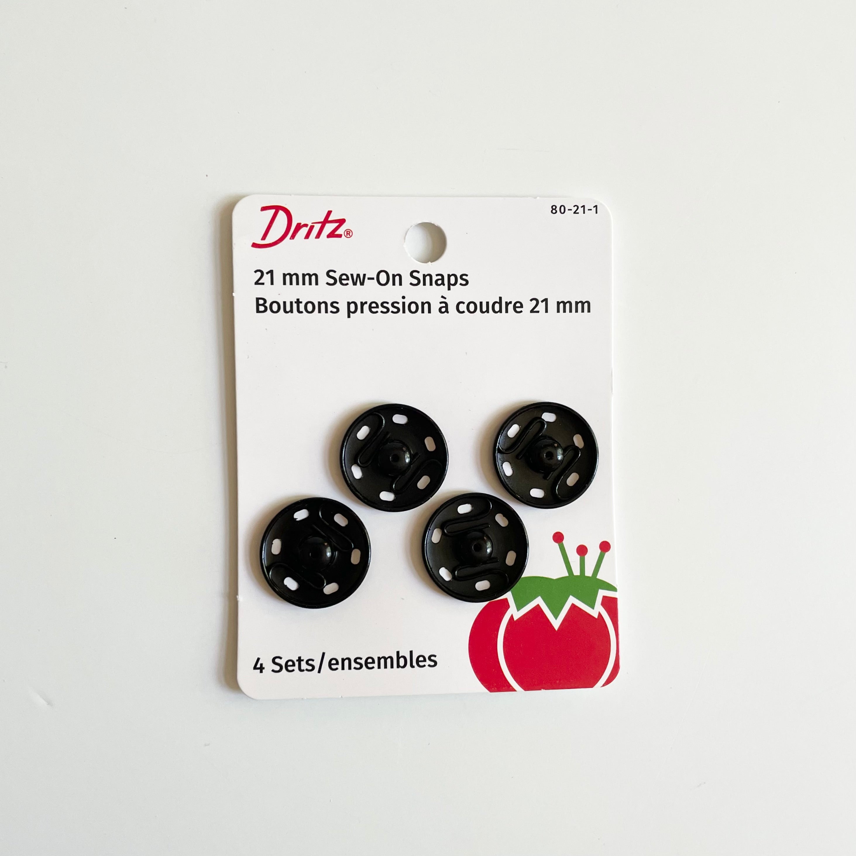 Dritz Sew-On Snaps - 21 mm