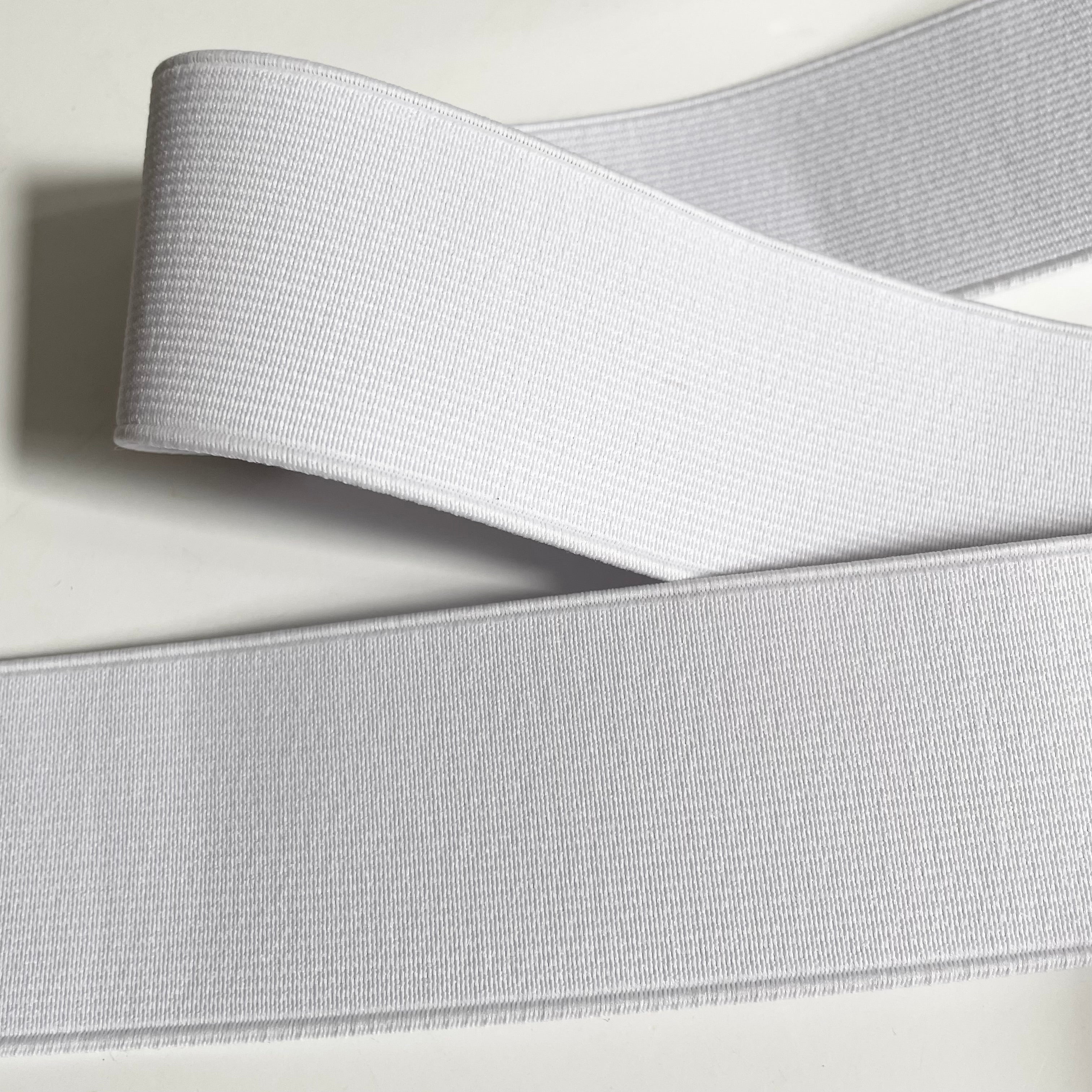 Rigid Waistband Elastic - 2" White